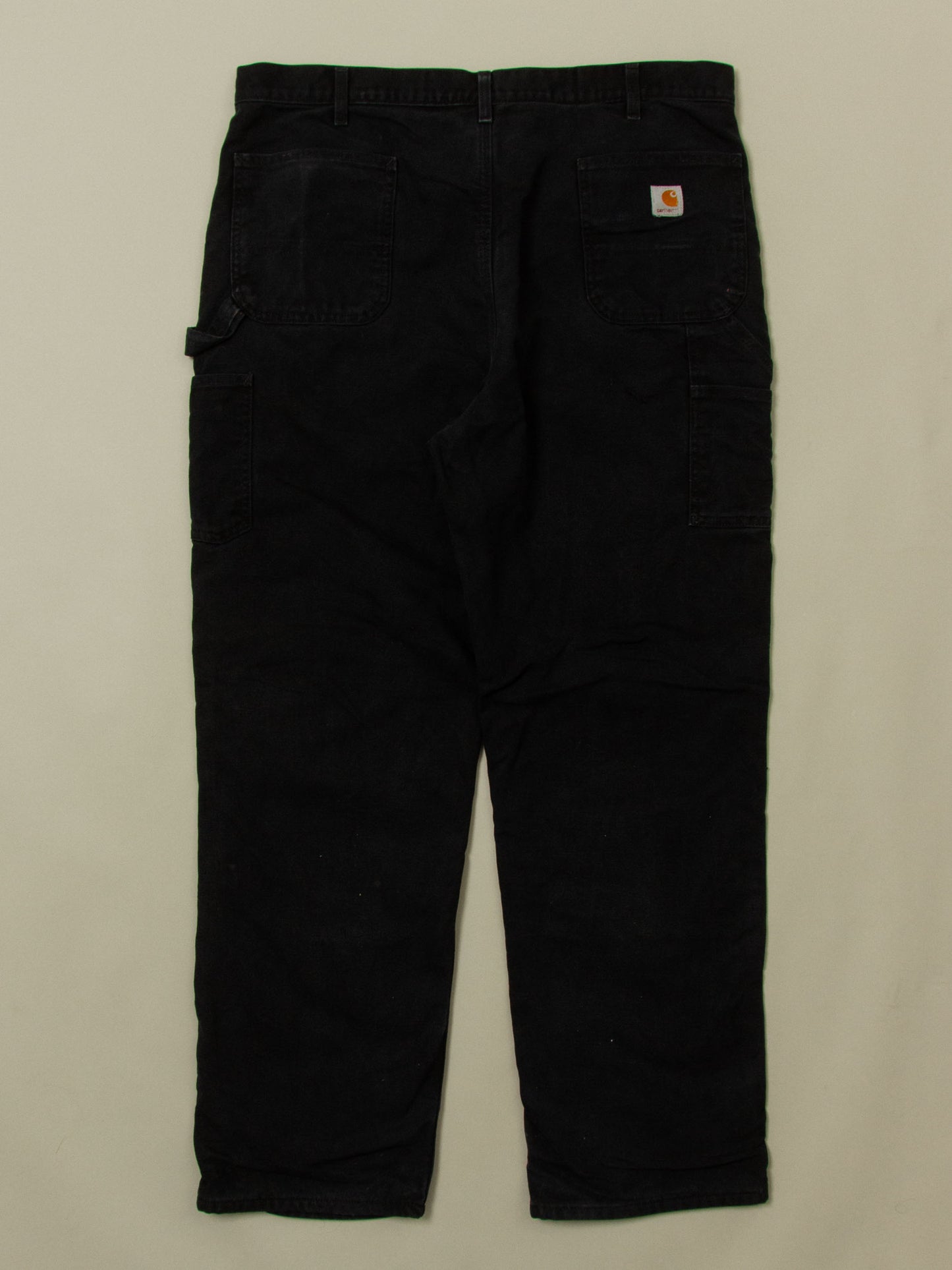 Vtg 1990s Carhartt Lined Double Knee Carpenter Trousers (40x33)