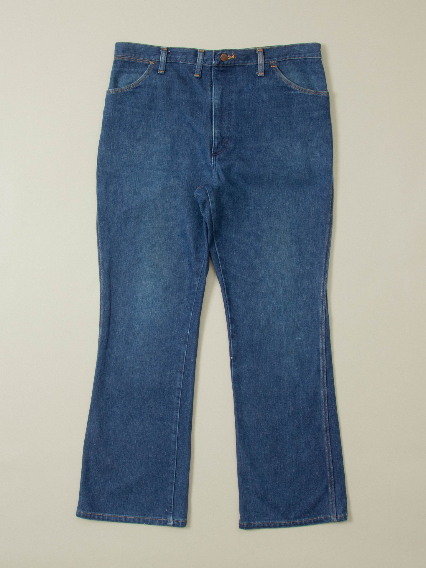Vtg 1970s Bootcut Wrangler Jeans – Made in USA (38x32)
