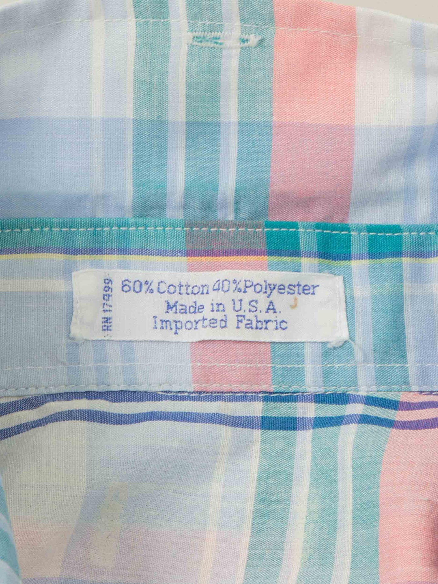 Vtg 1970s Short Sleeve Shirt - Made in USA (L)
