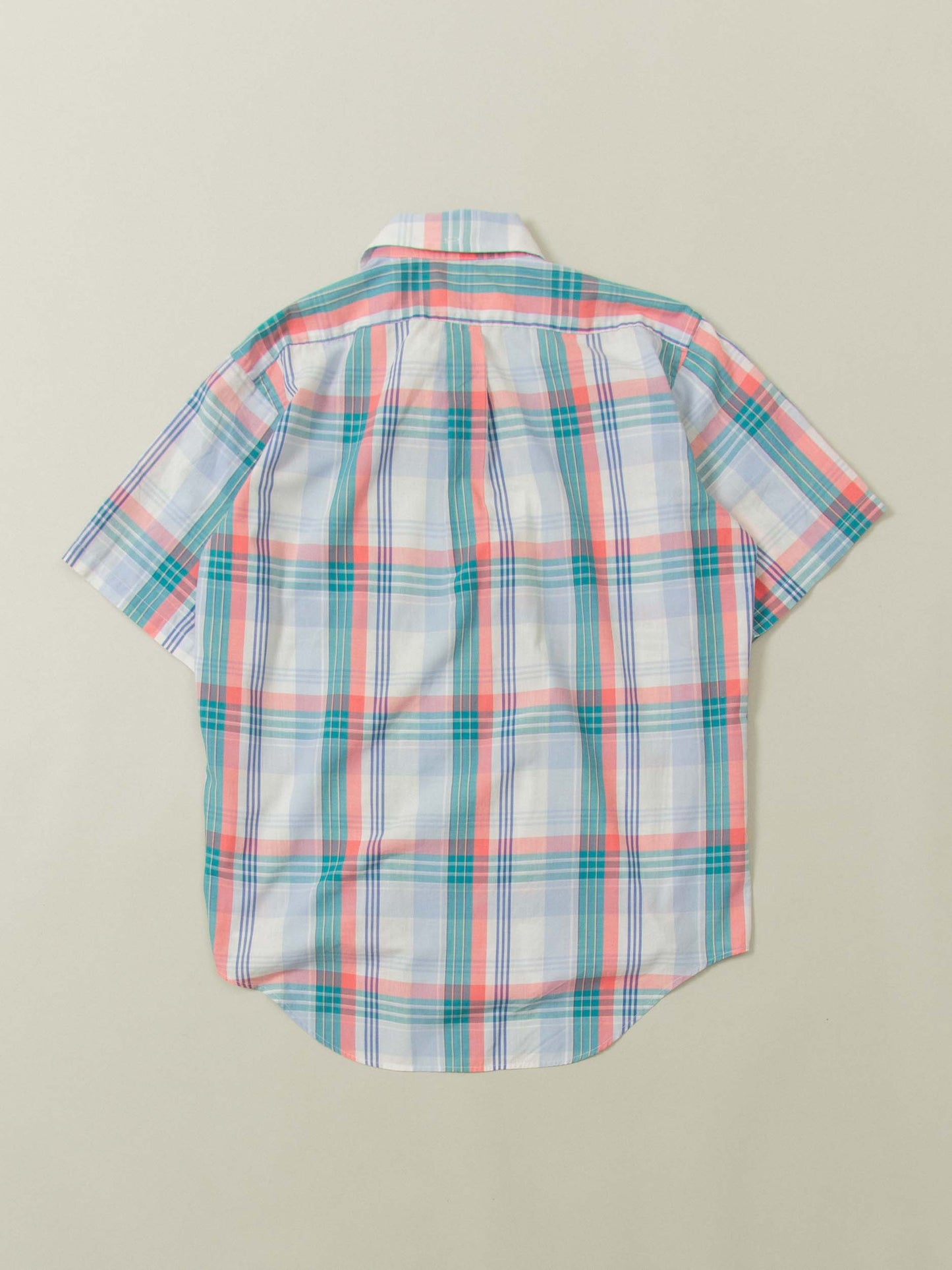 Vtg 1970s Short Sleeve Shirt - Made in USA (L)