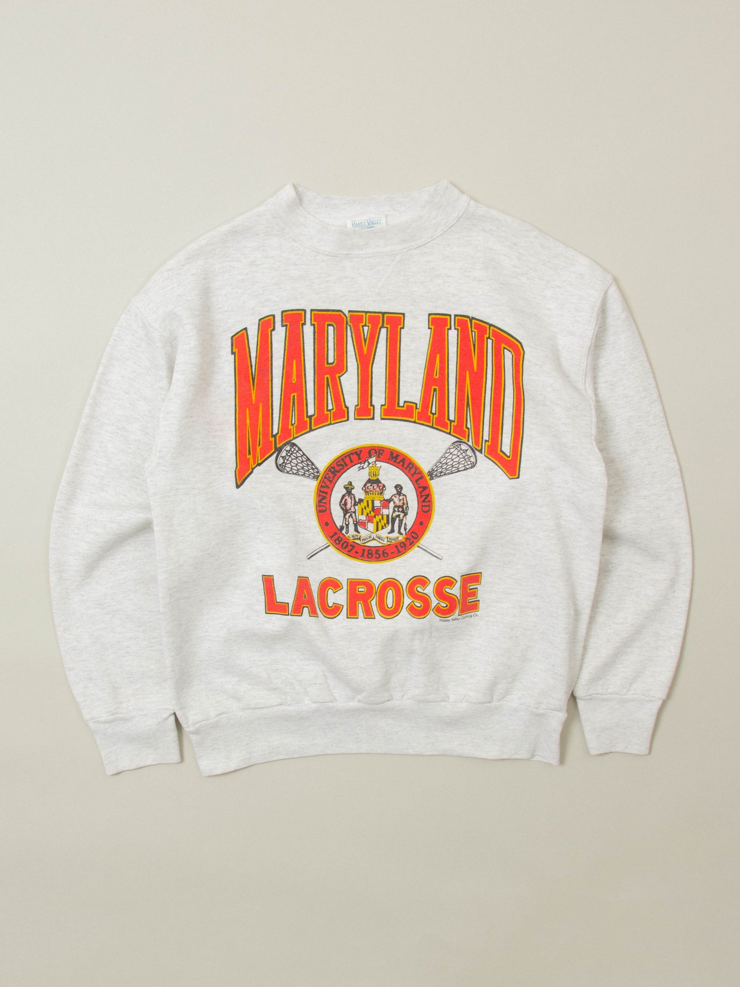 Vtg 1990s University of Maryland 'Lacrosse' Sweatshirt - Made in USA (M)