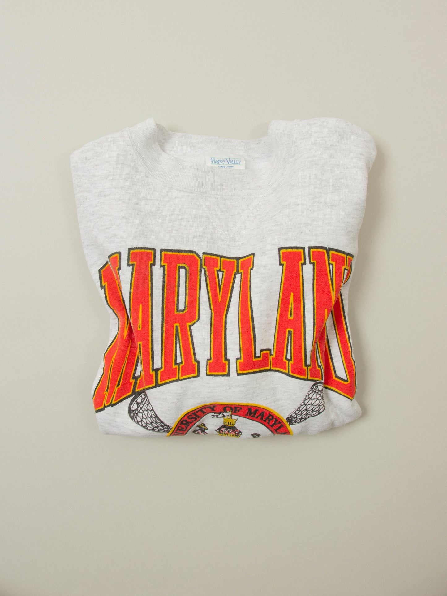 Vtg 1990s University of Maryland 'Lacrosse' Sweatshirt - Made in USA (M)