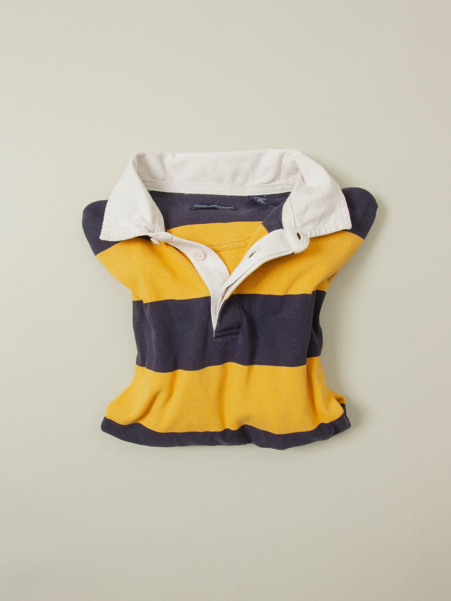 Vtg 1990s Striped Rugby Shirt (XL)