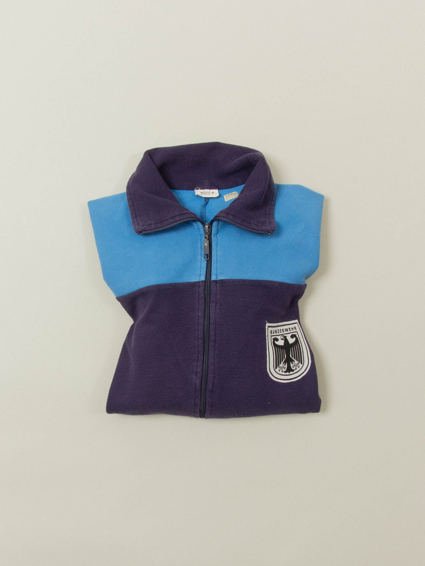 Vtg 1980s Bundeswehr Sports Zip Jacket