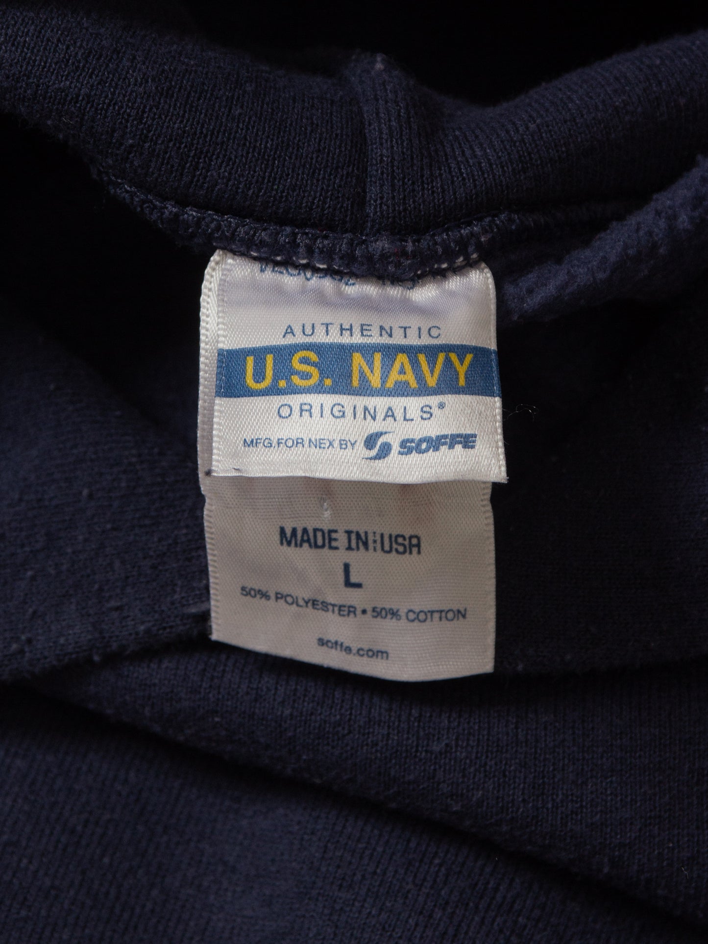 Vtg US Navy Sports Hoodie - Made in USA