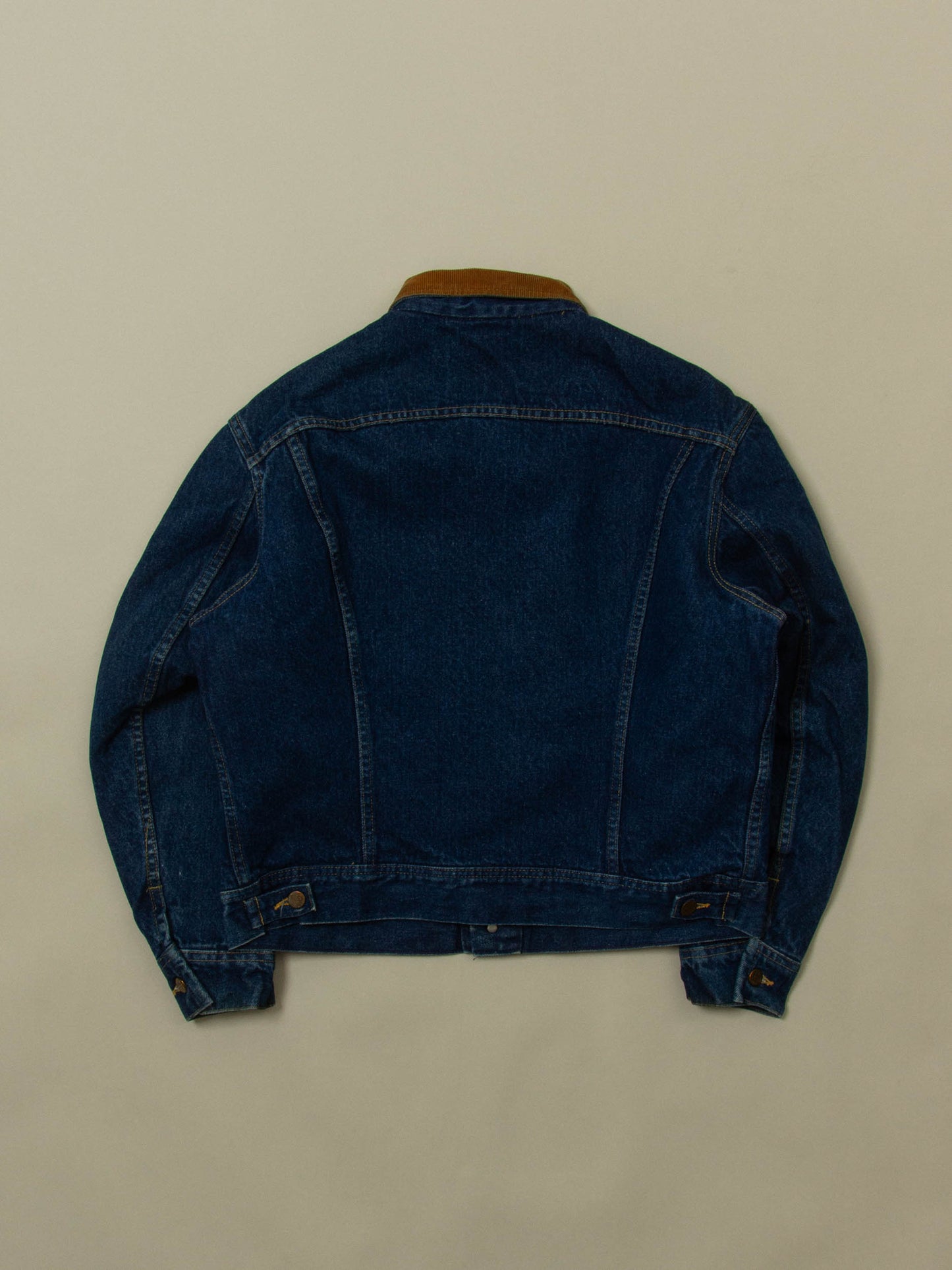 Vtg 1970s Dark Wash Lee Storm Rider Denim Jacket – Made in USA (M)