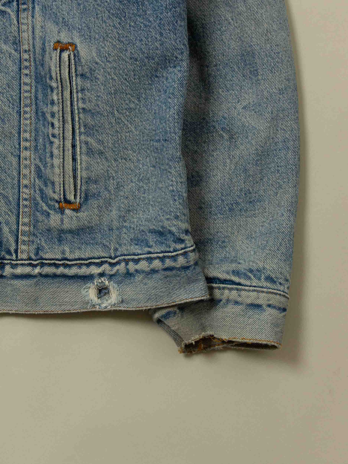 Vtg 1980s Levi's Lined Denim Jacket – Made in USA (L/XL)