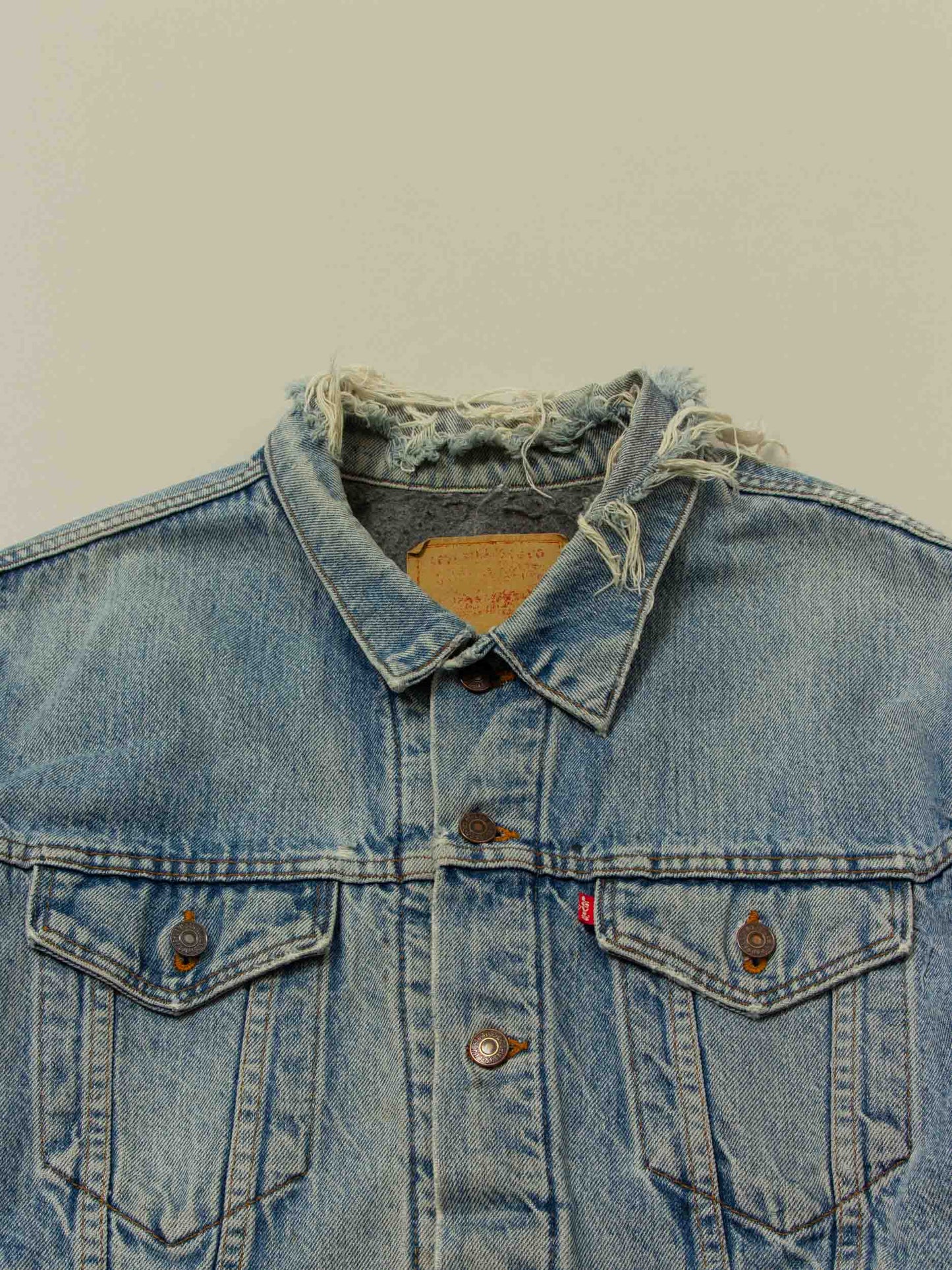 Vtg 1980s Levi's Lined Denim Jacket – Made in USA (L/XL)