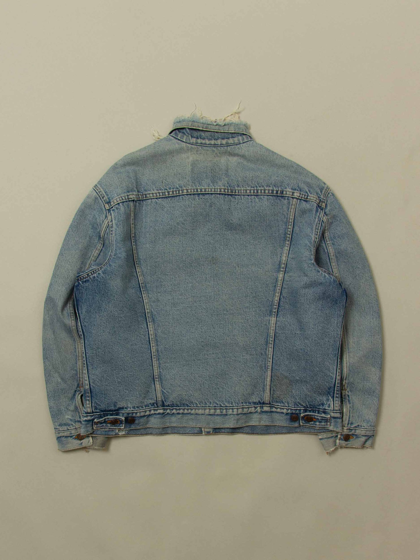 Vtg 1980s Levi's Lined Denim Jacket – Made in USA (L/XL)