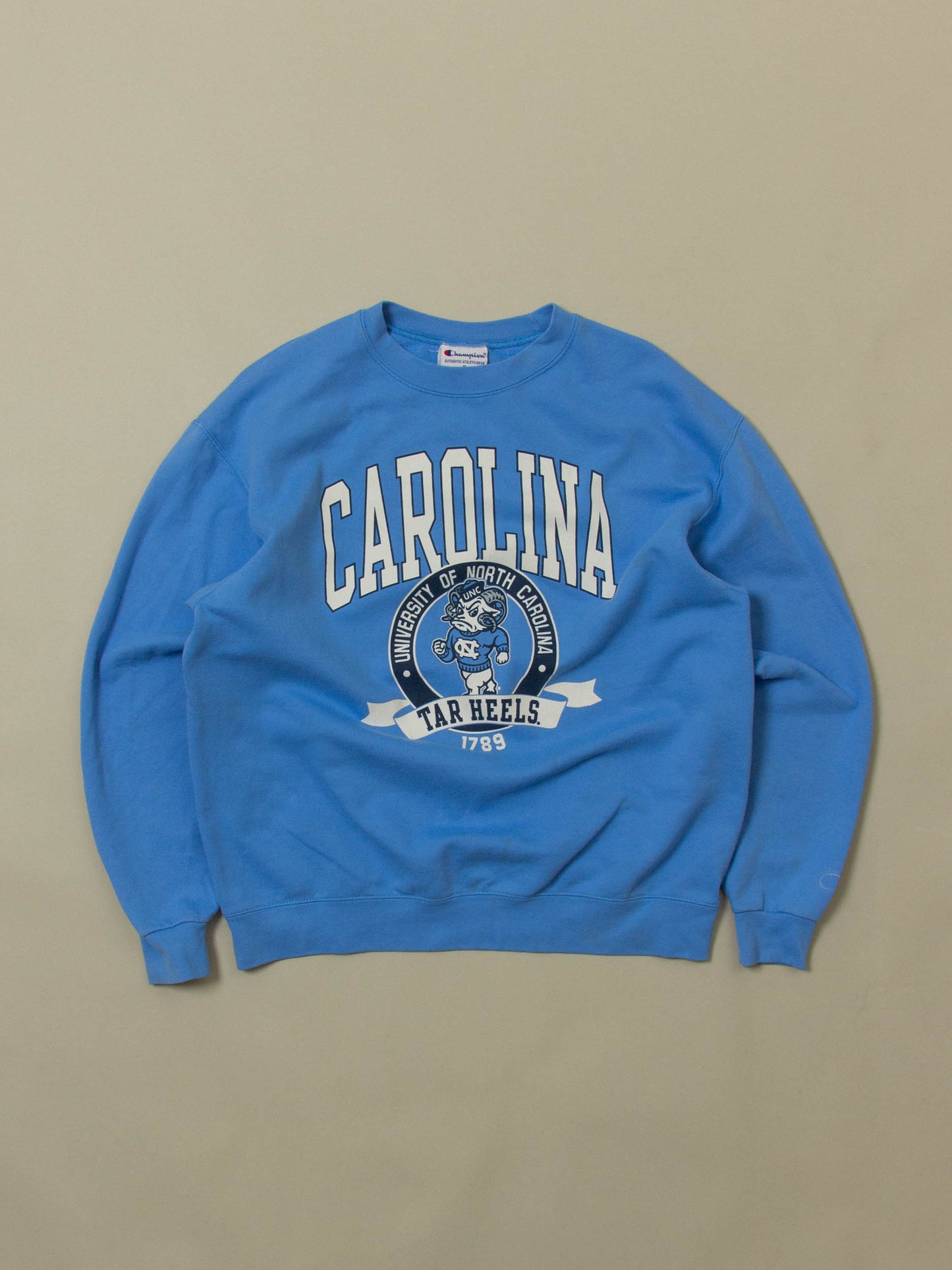 Vtg Champion 'UNC Tar Heels' College Sweatshirt (XL)