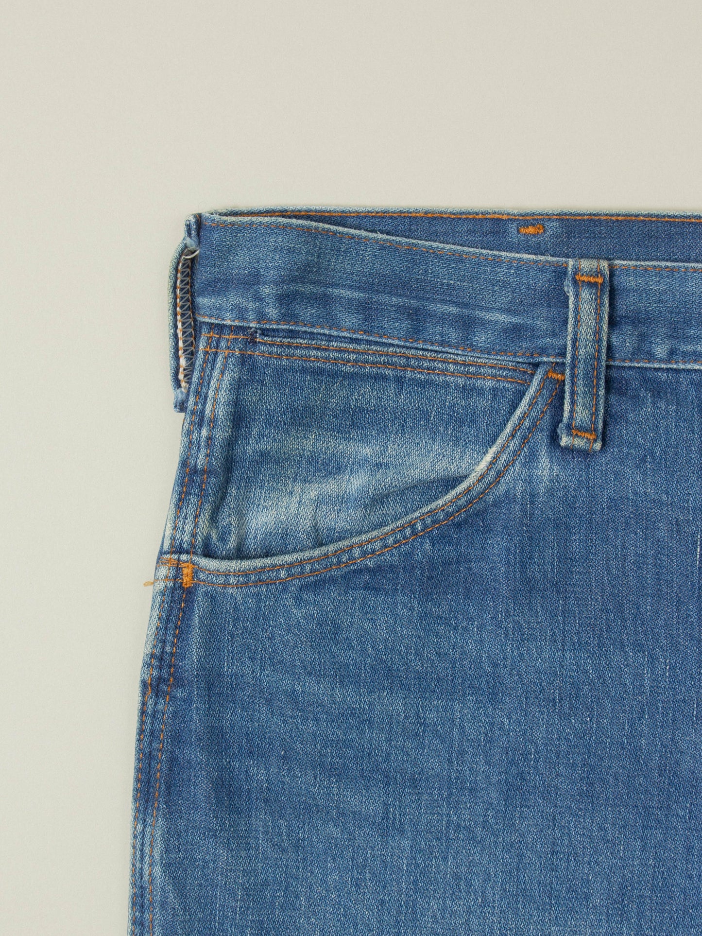 Vtg 1970s Wrangler Bootcut Jeans - Made in USA (34x33)