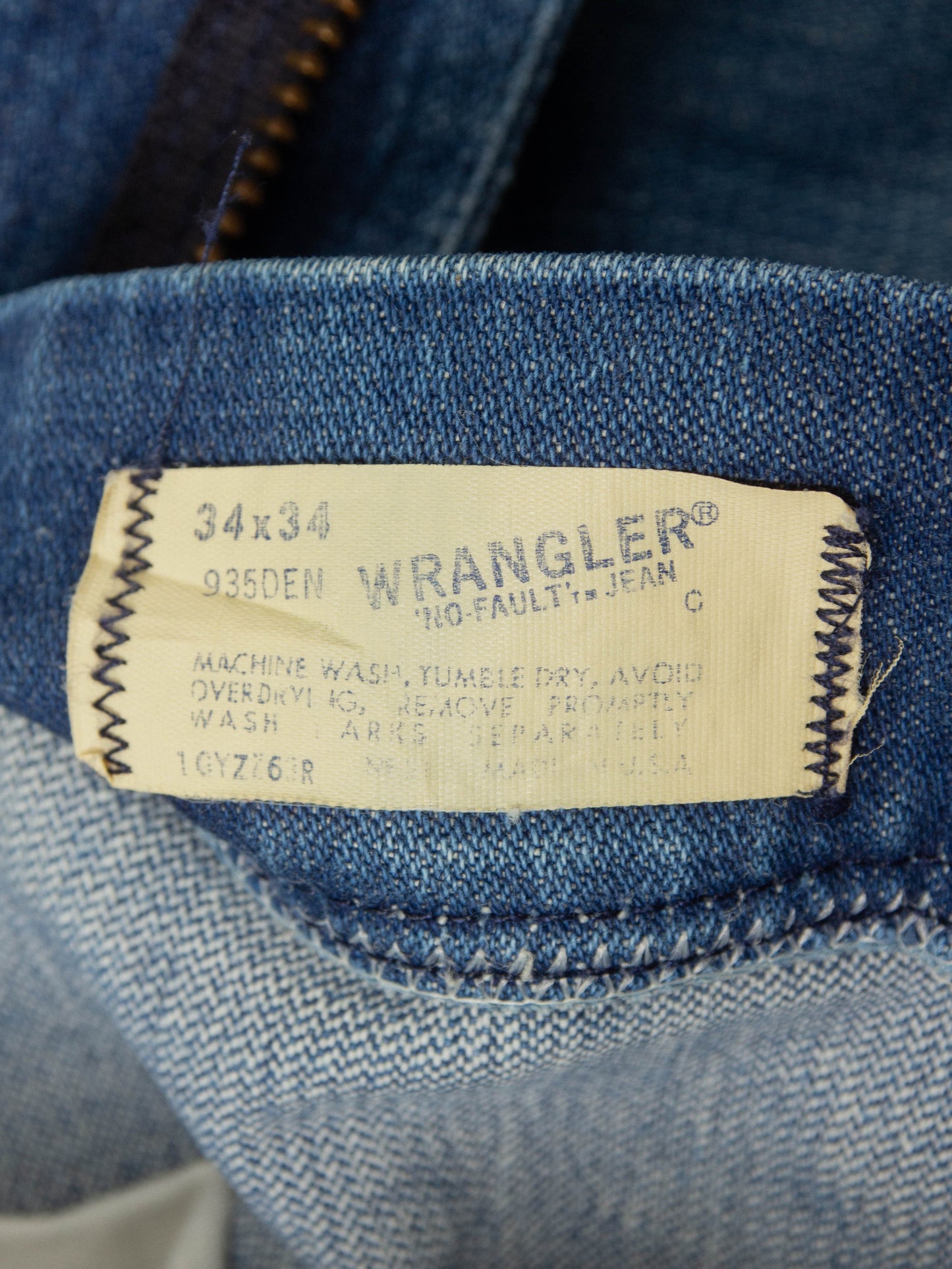 Vtg 1970s Wrangler Bootcut Jeans - Made in USA (34x33)