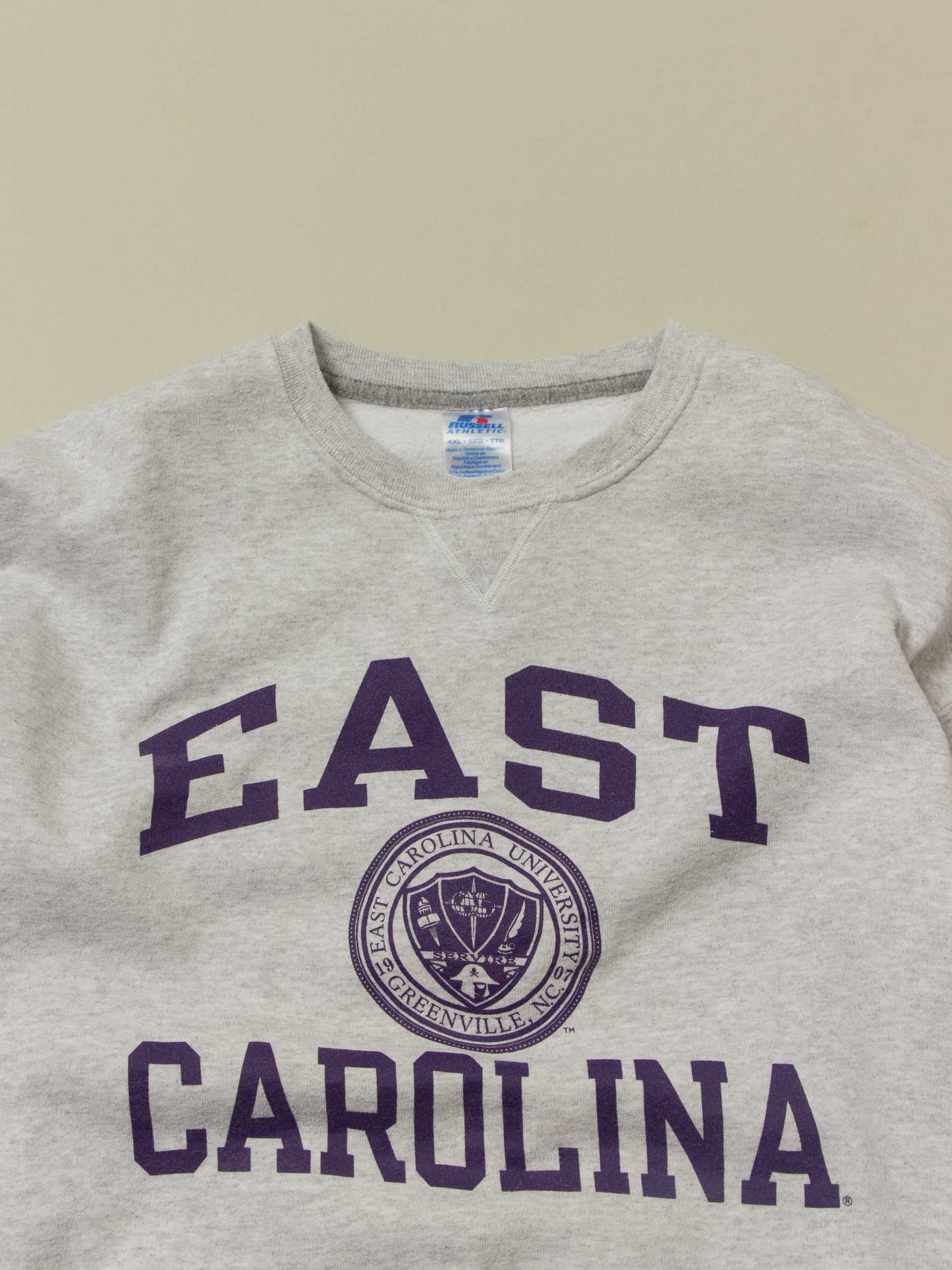 Vtg 'East Carolina' Russell College Sweatshirt (XXL)