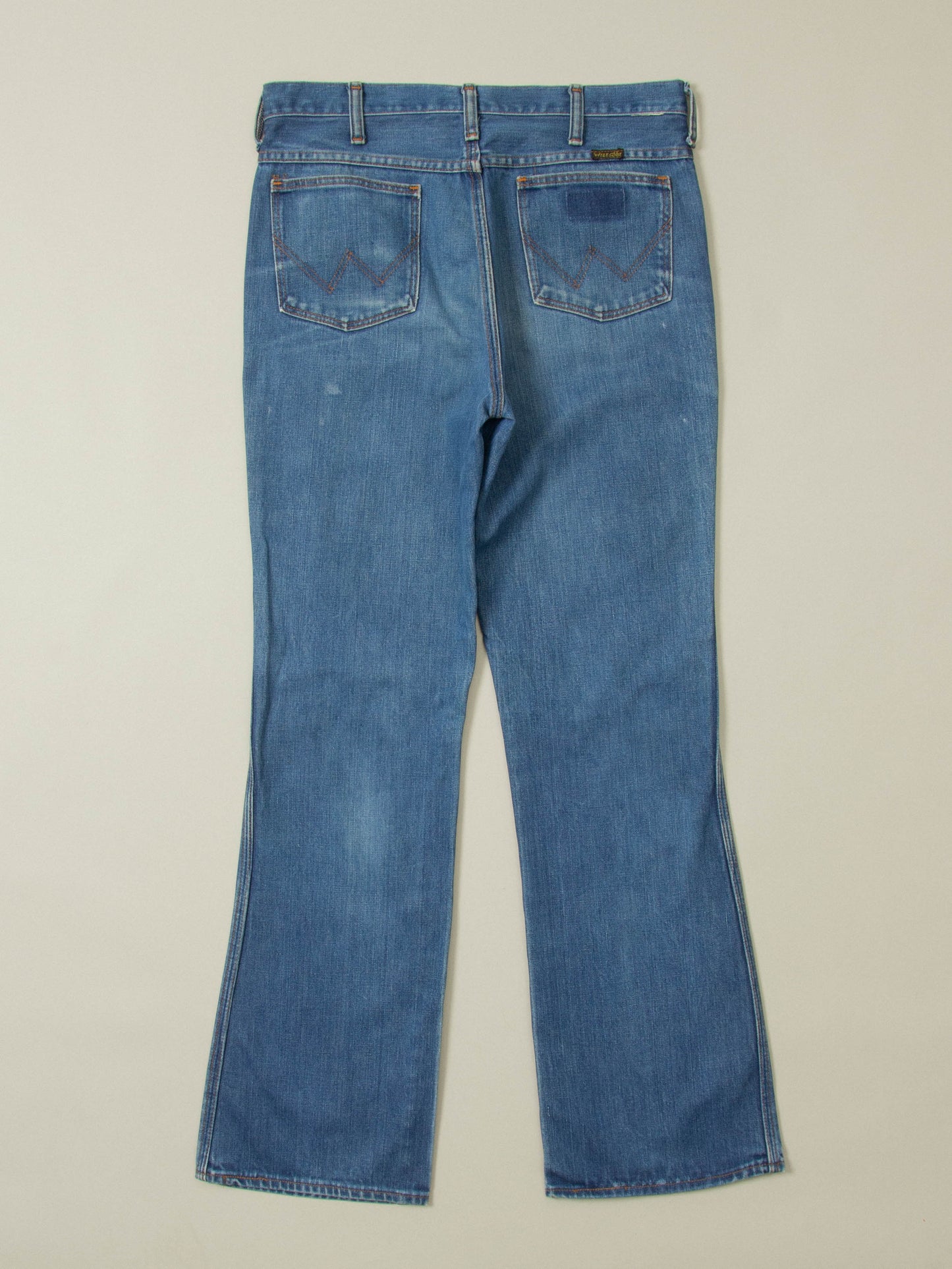 Vtg 1970s Wrangler Bootcut Jeans - Made in USA (34x33)