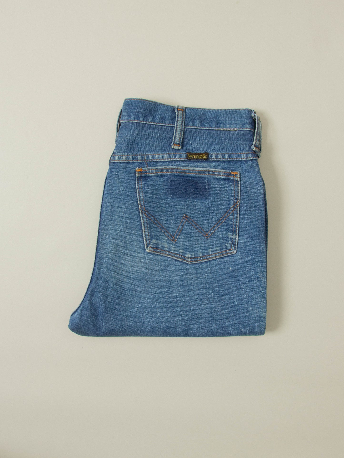Vtg 1970s Wrangler Bootcut Jeans - Made in USA (34x33)