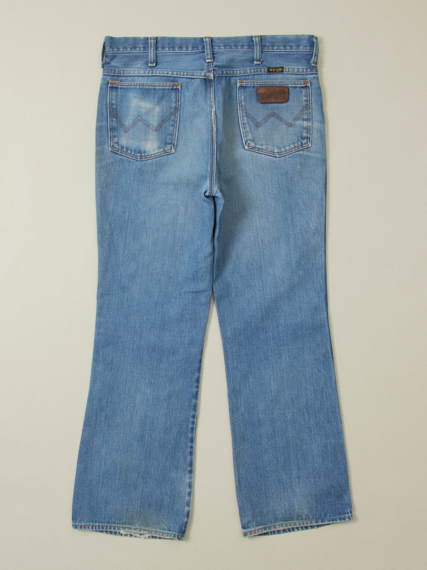 Vtg 1970s Wrangler Bootcut Jeans - Made in USA (34x30)
