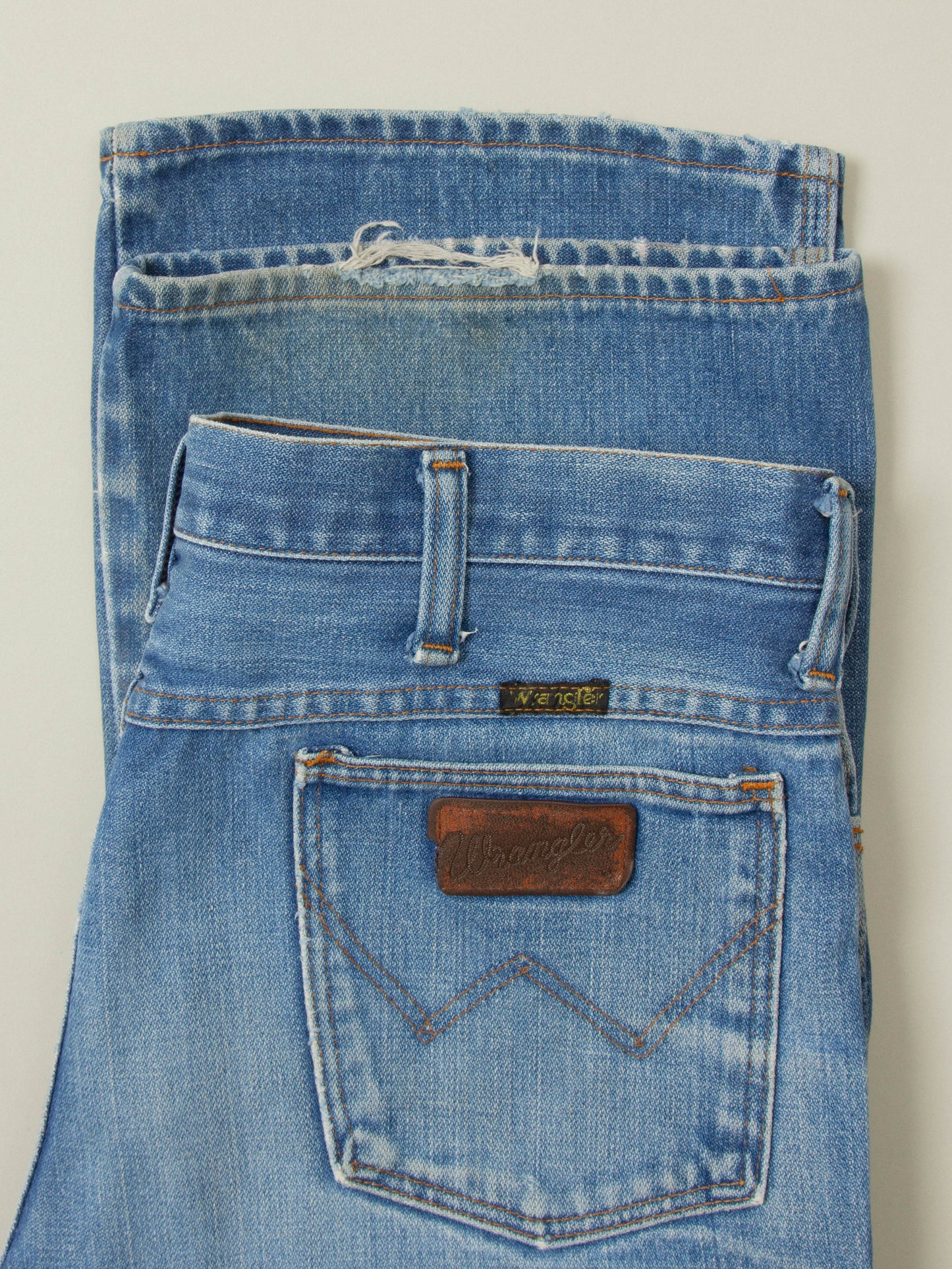 Vtg 1970s Wrangler Bootcut Jeans - Made in USA (34x30)
