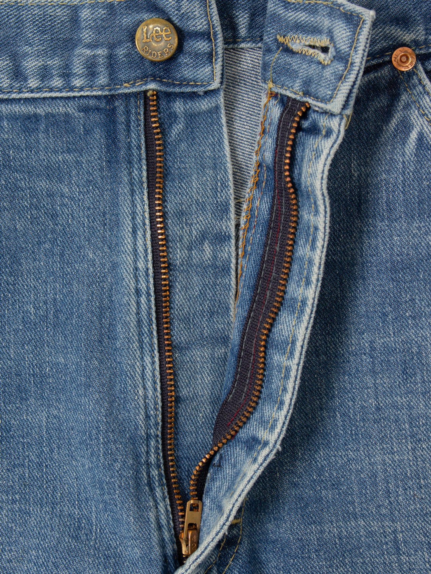 Vtg 1970s Lee Riders Bootcut Jeans - Made in USA (38x32)