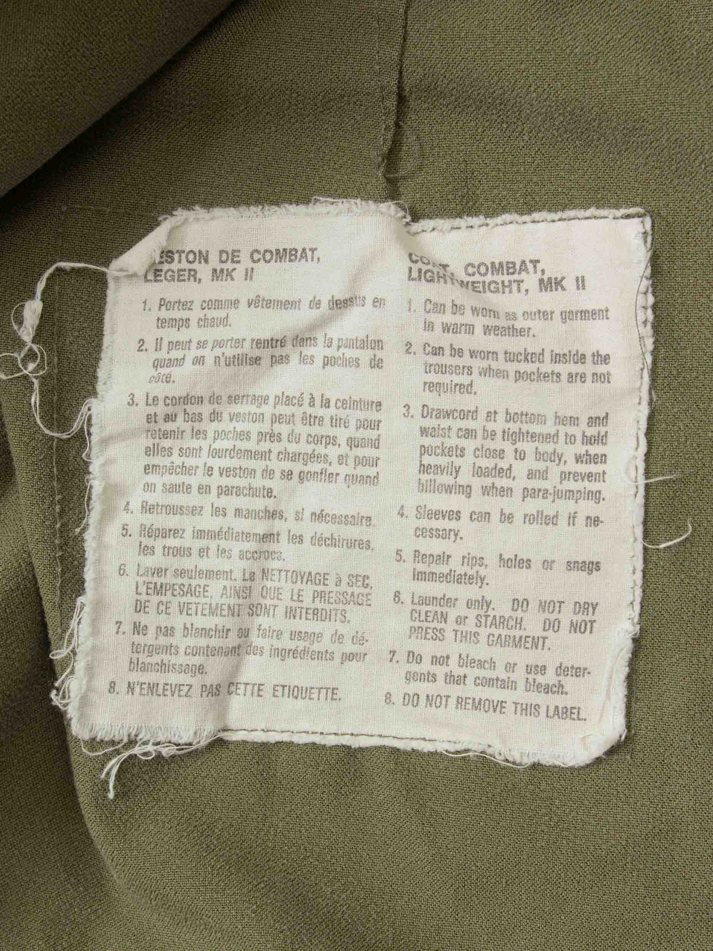 Vtg 1980s Lightweight Canadian Field Jacket