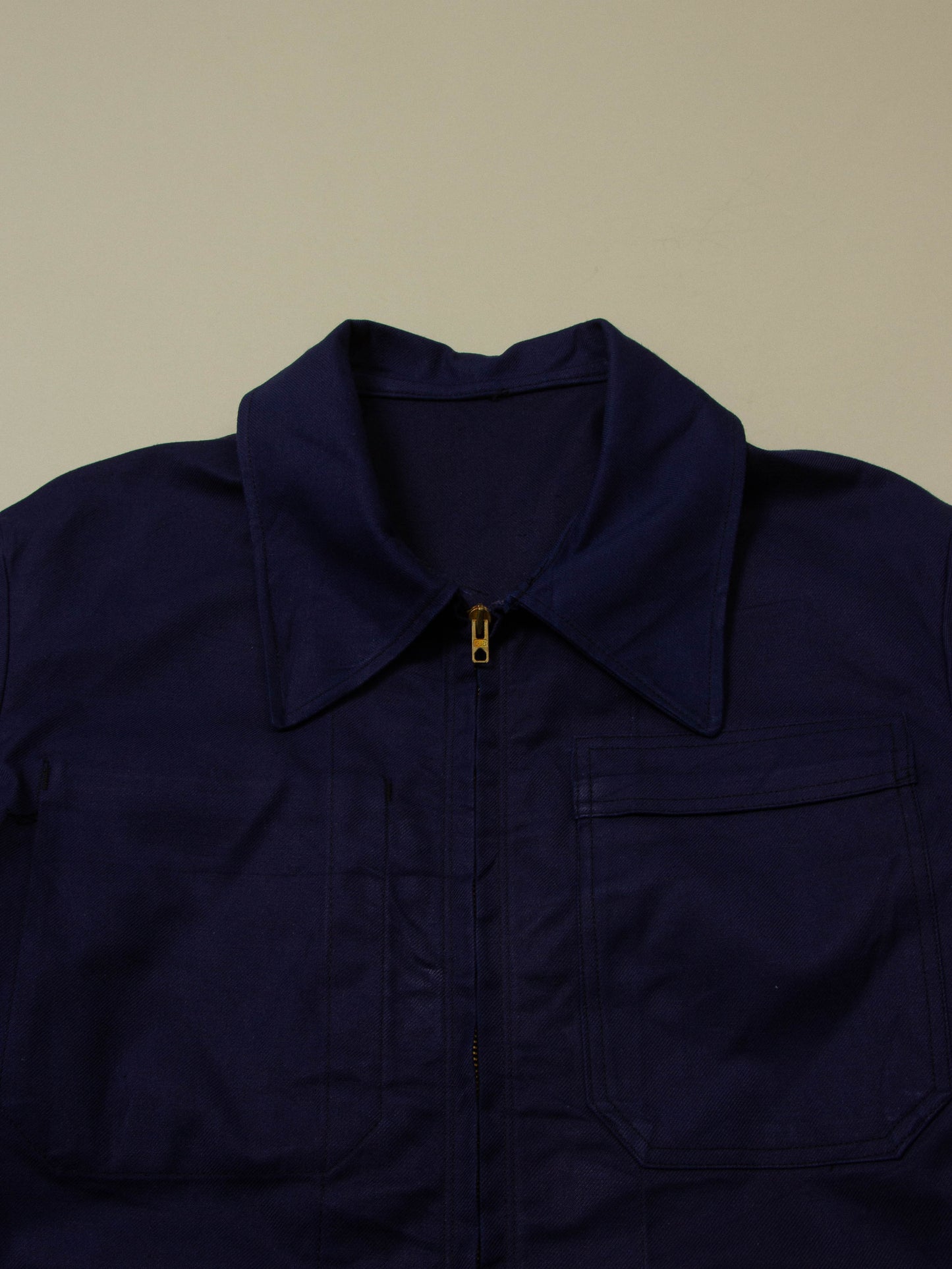 Vtg 1970s Zip Workwear Jacket (M)