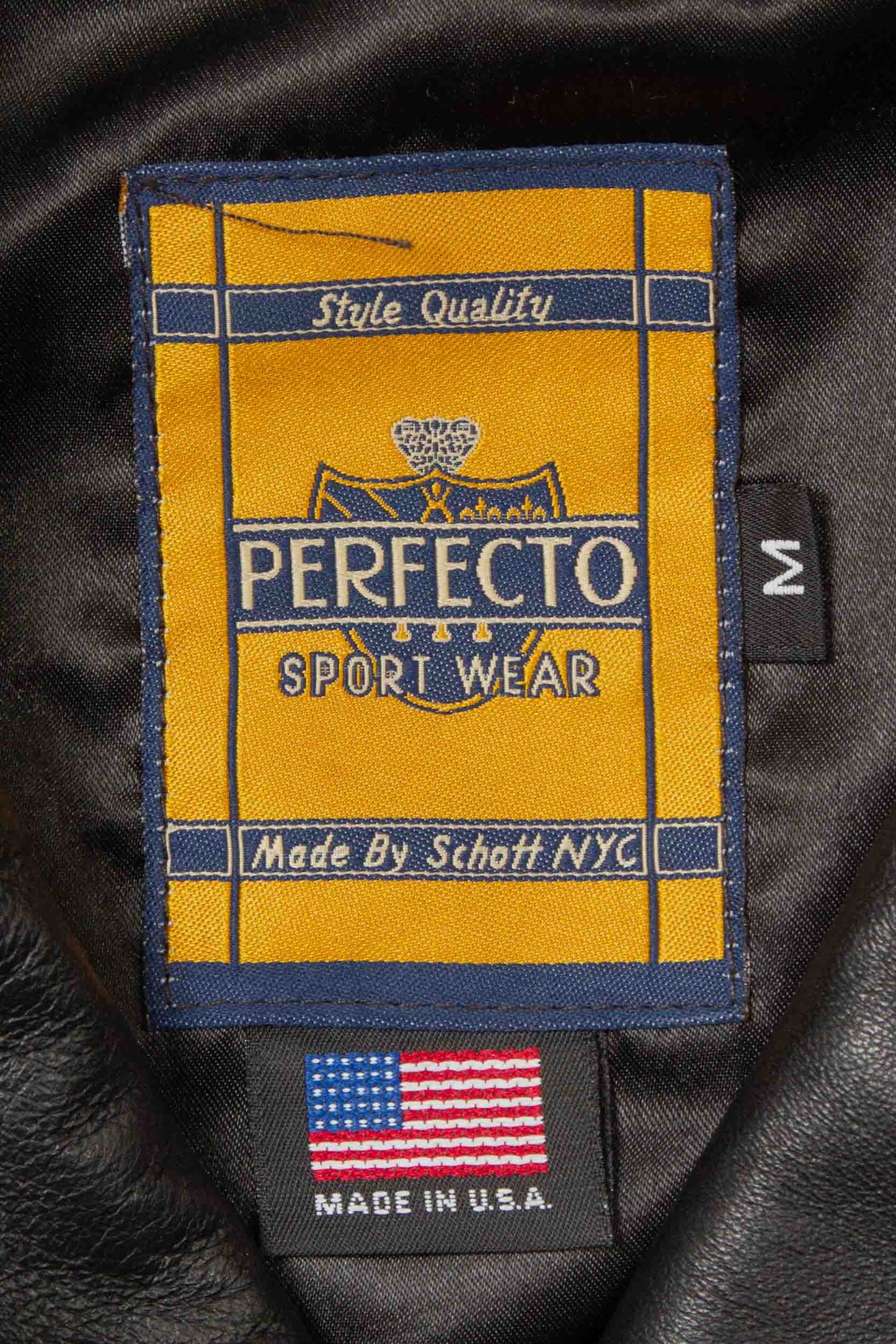 NOS Schott NYC 613 'One Star' Perfecto Leather Jacket (Women's M)