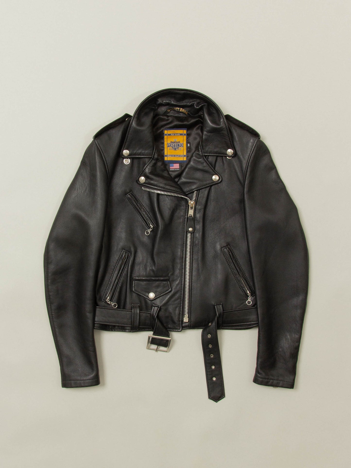 NOS Schott NYC 613 'One Star' Perfecto Leather Jacket (Women's M)