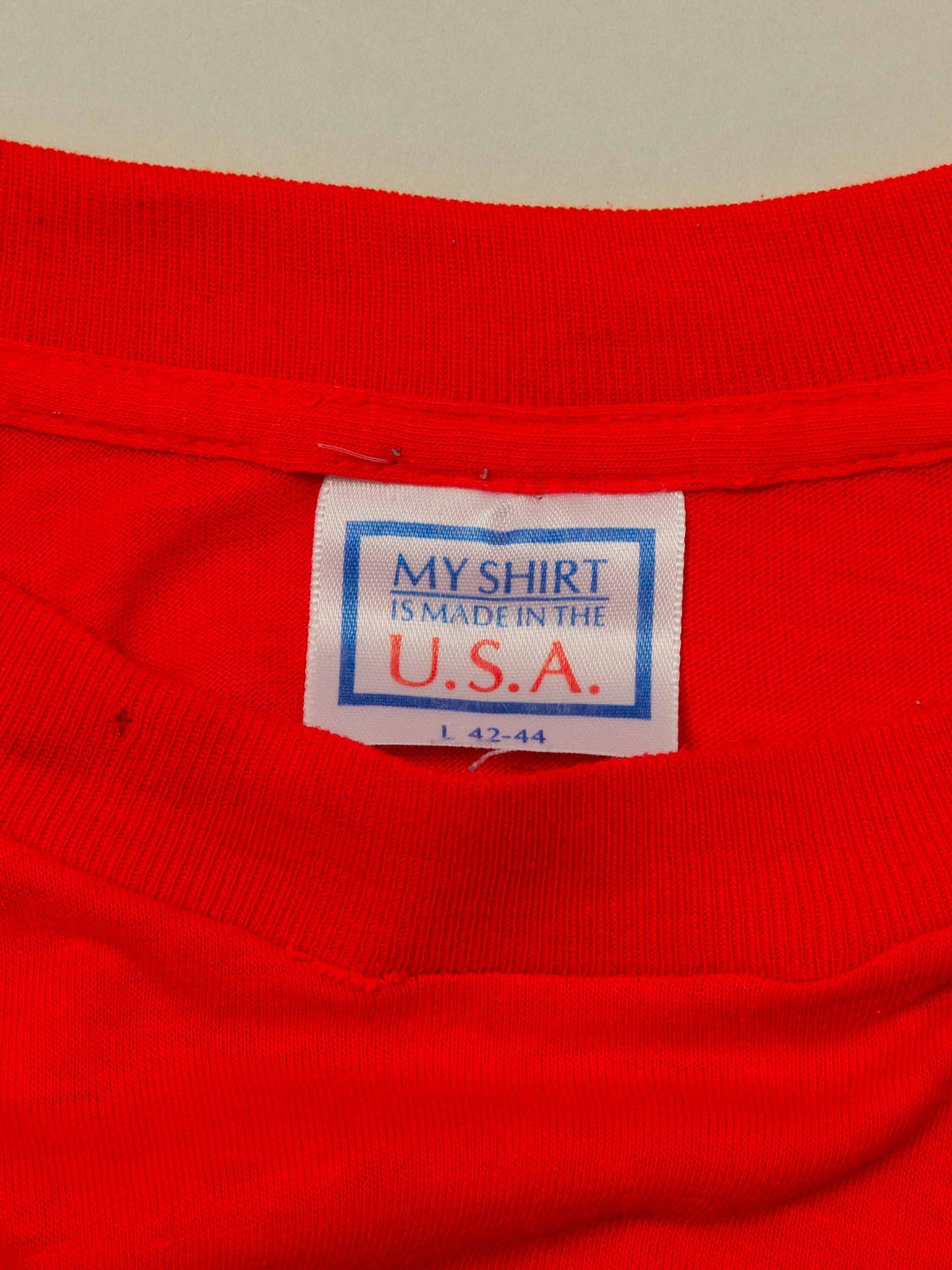 Vtg 1985 New England Patriots Single Stitch Tee – Made in USA (M/L)