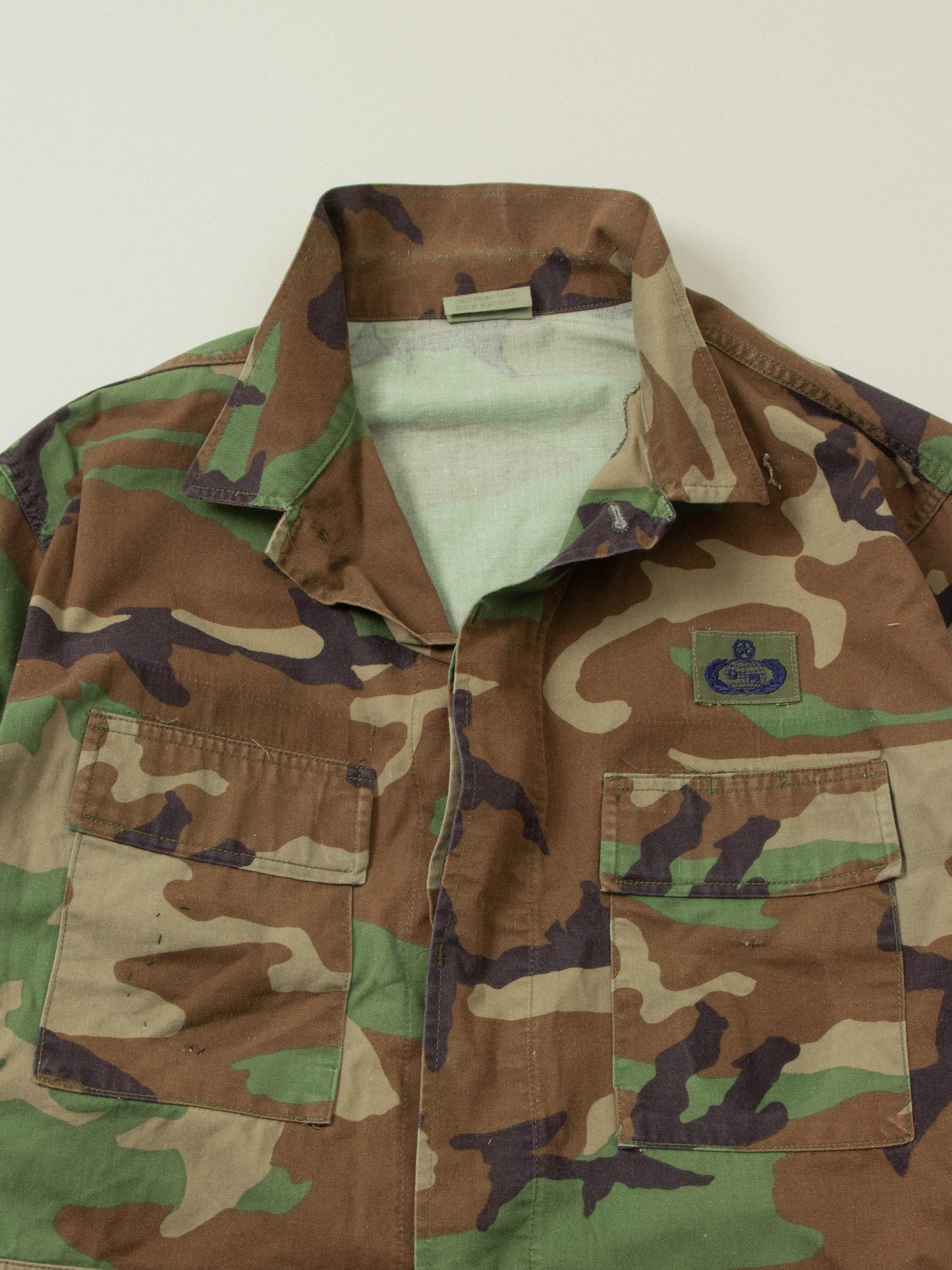 Vtg 1990s US Army Woodland Camo Jacket (XL-Reg)