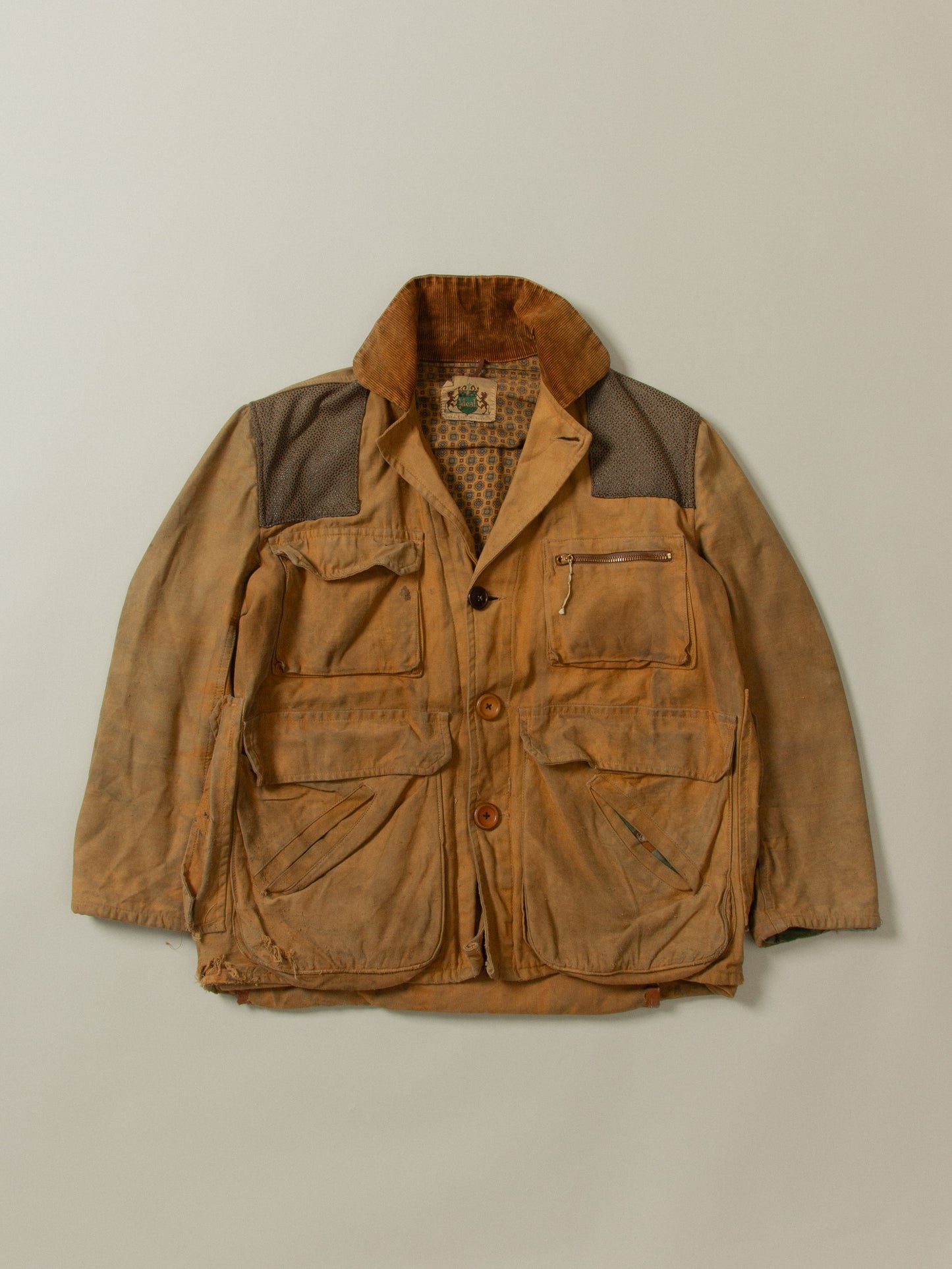 Vtg 1950s Ideal Hunting Jacket - Made In USA (M)