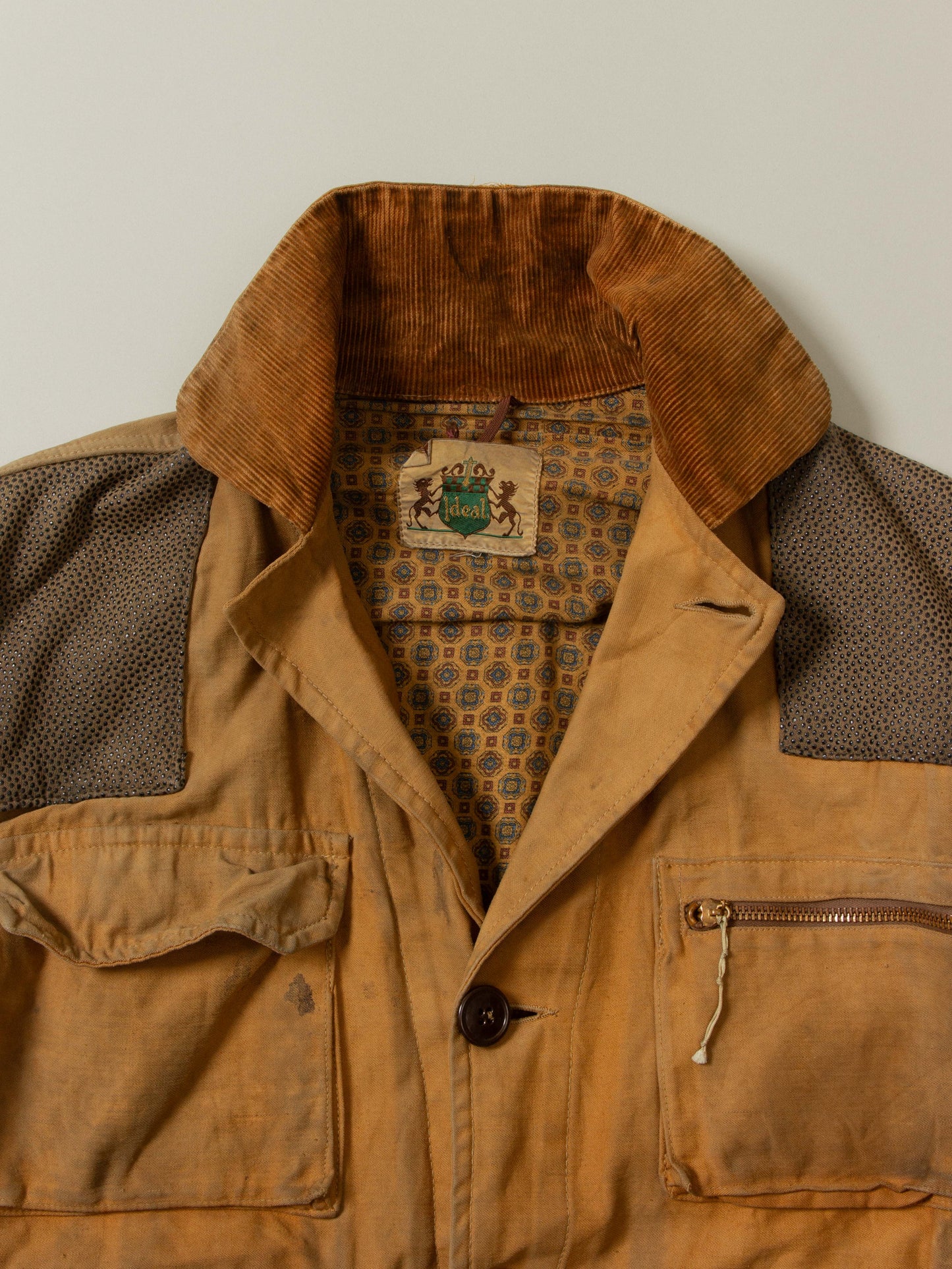 Vtg 1950s Ideal Hunting Jacket - Made In USA (M)