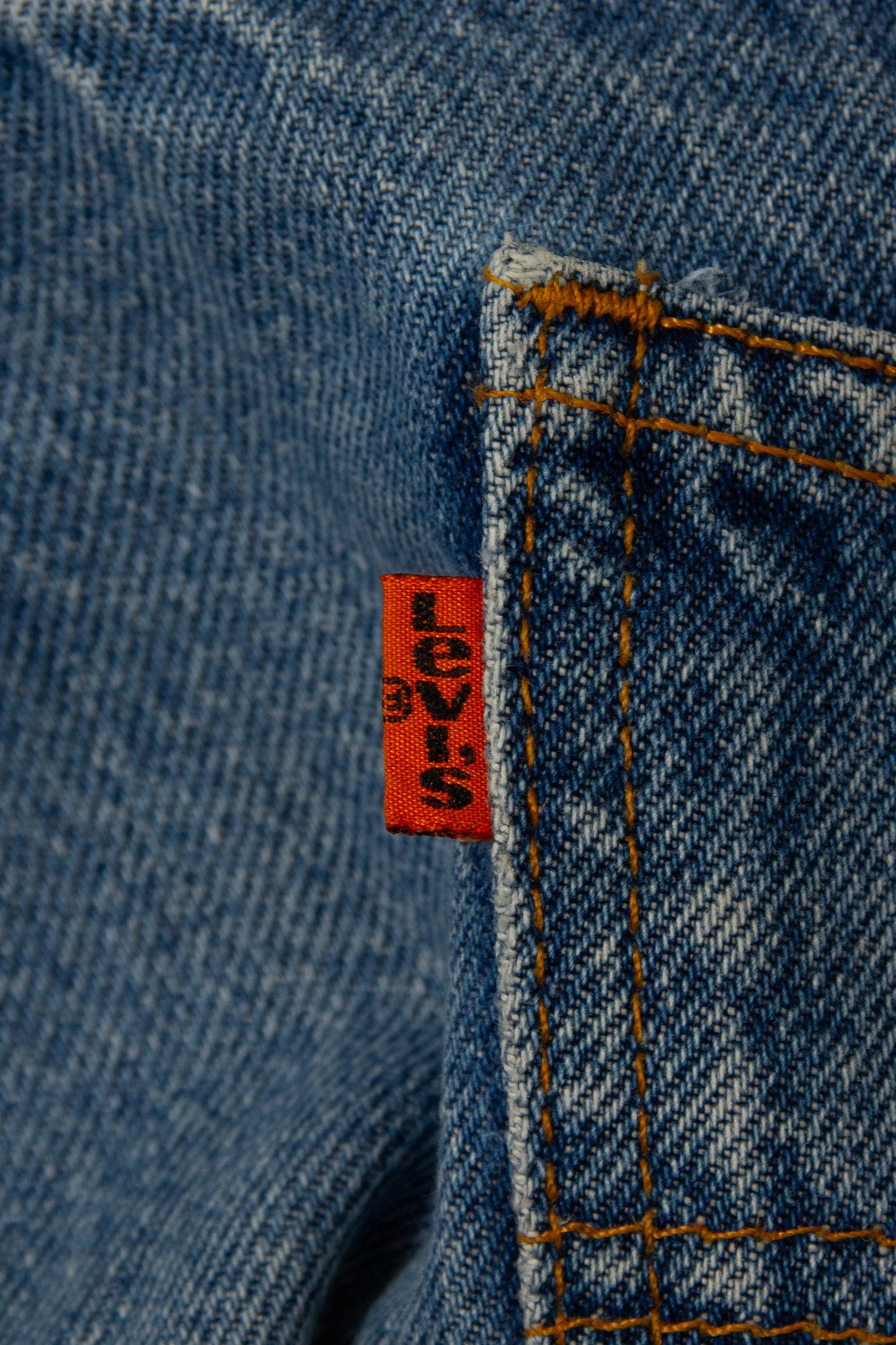 Vtg 1990s Levi's 505 Orange Tab Jeans (34x30)