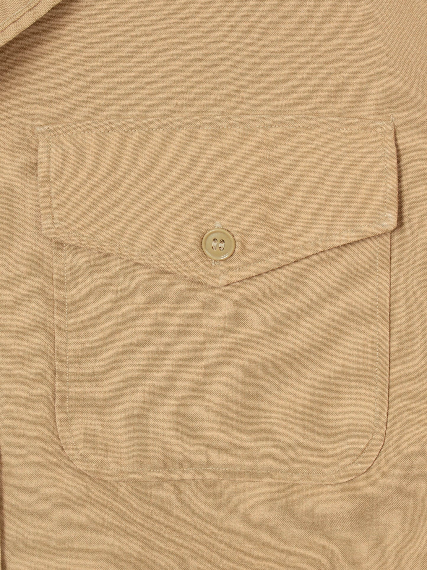 Vtg 1970s Creighton Military Shirt - Made in USA (M)