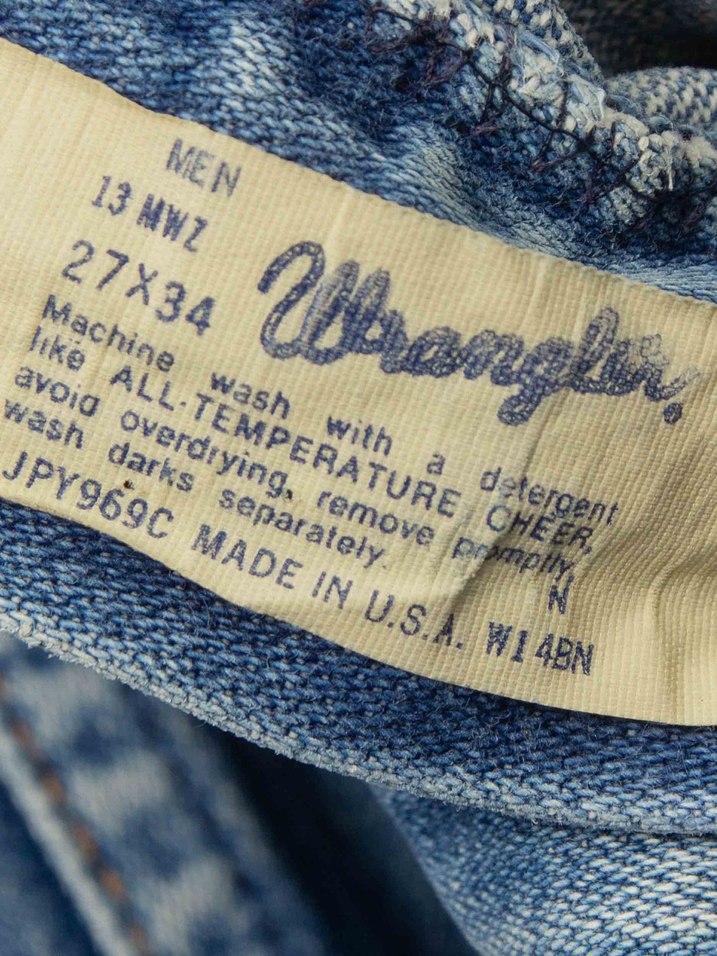 Vtg 1980s Wrangler Jeans – Made in USA (26x33)