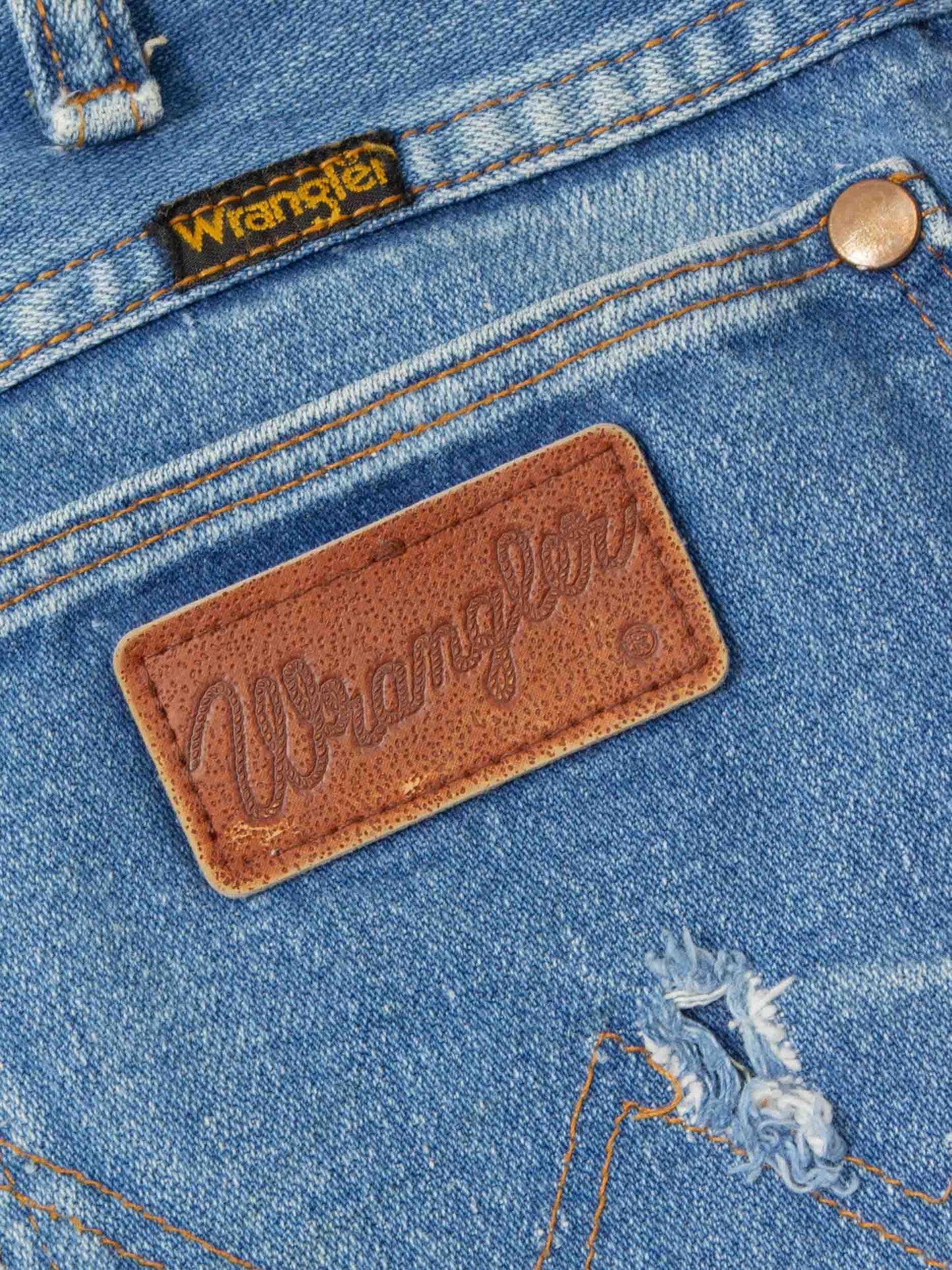 Vtg 1980s Wrangler Jeans - Made in USA (26x35)