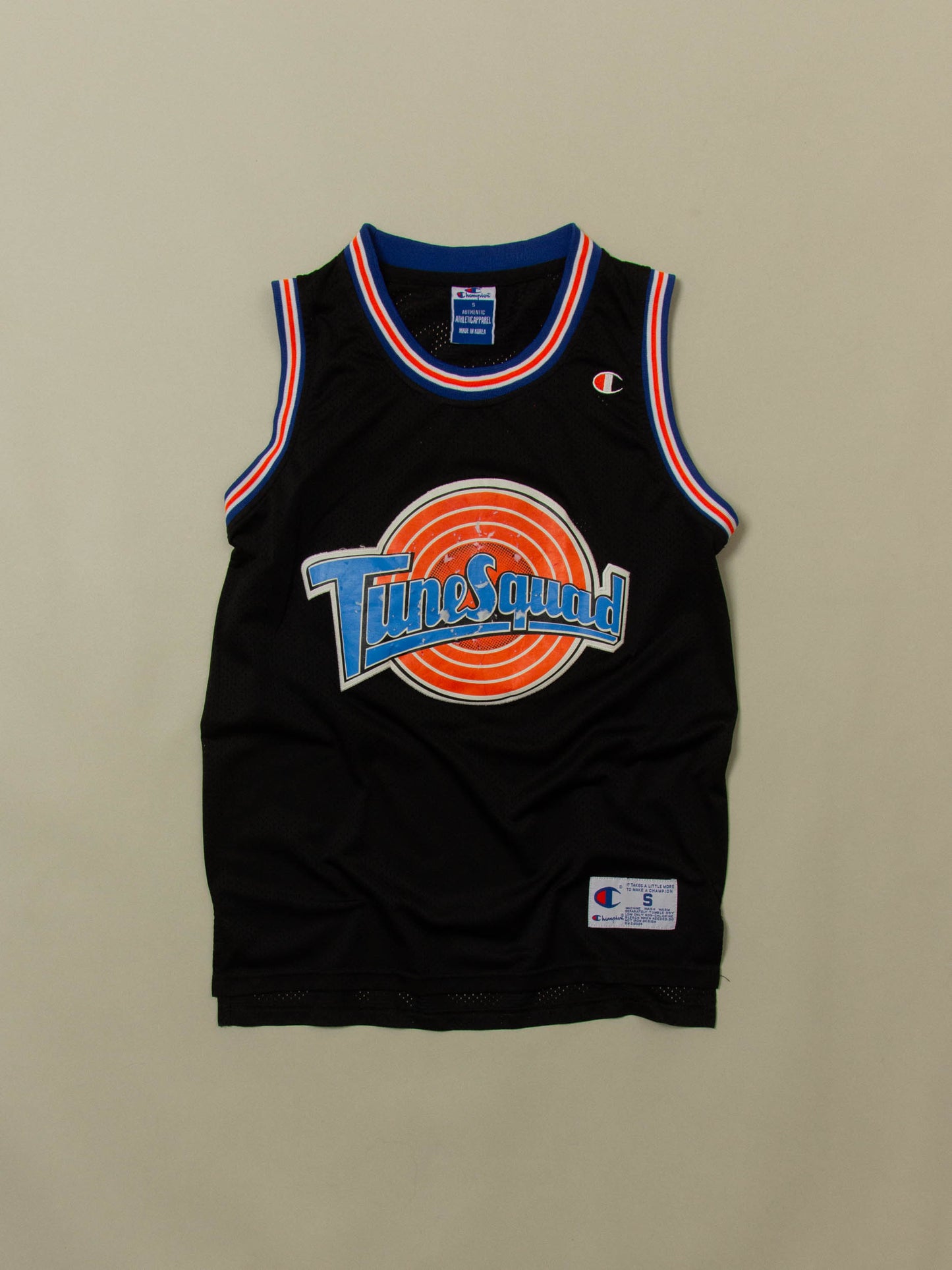 Vtg 1990s Champion 'Tune Squad' Space Jam Basketball Jersey (S)