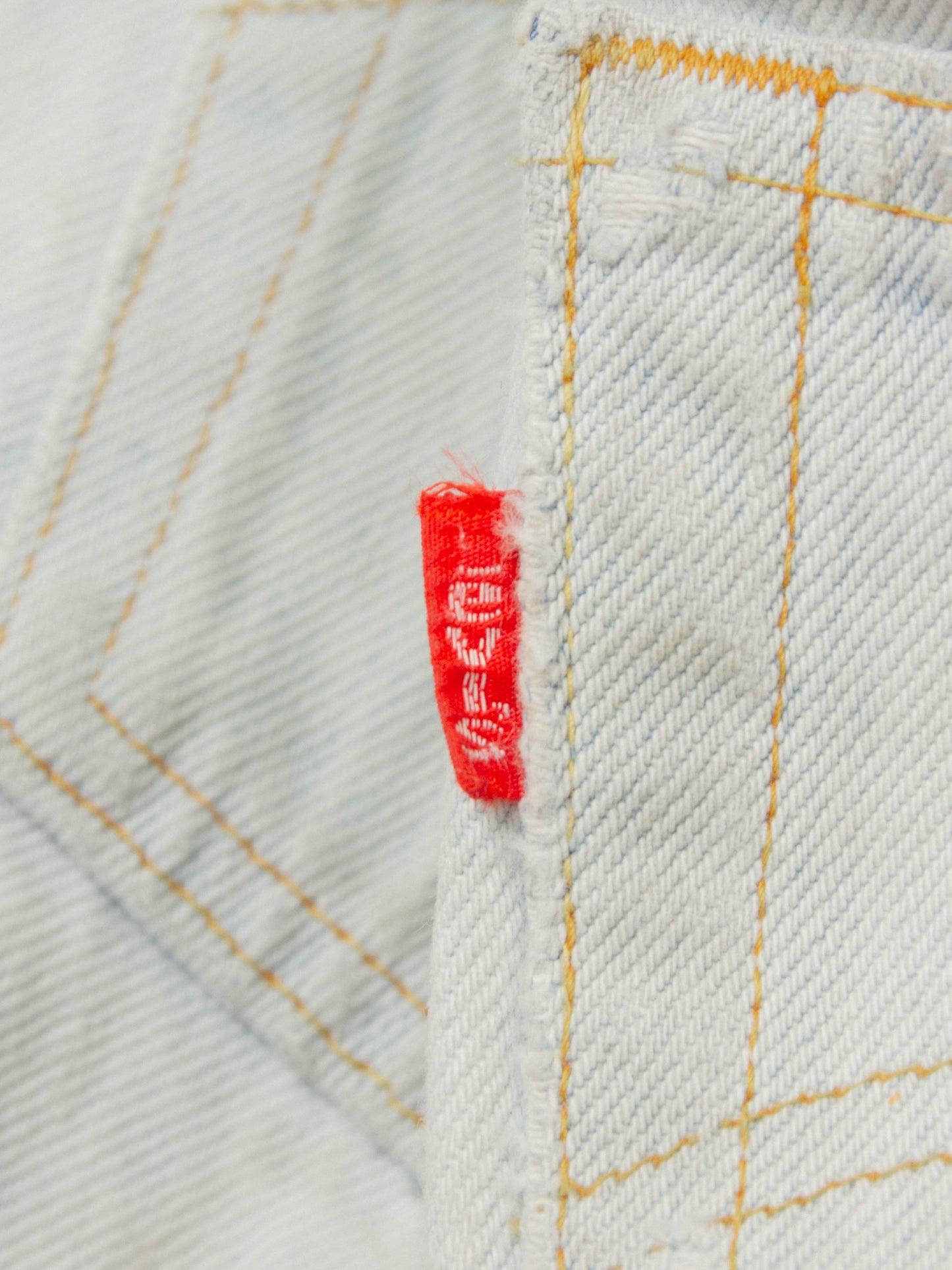 Vtg Customized Levi's 501 Jeans - Made in France (28x26)