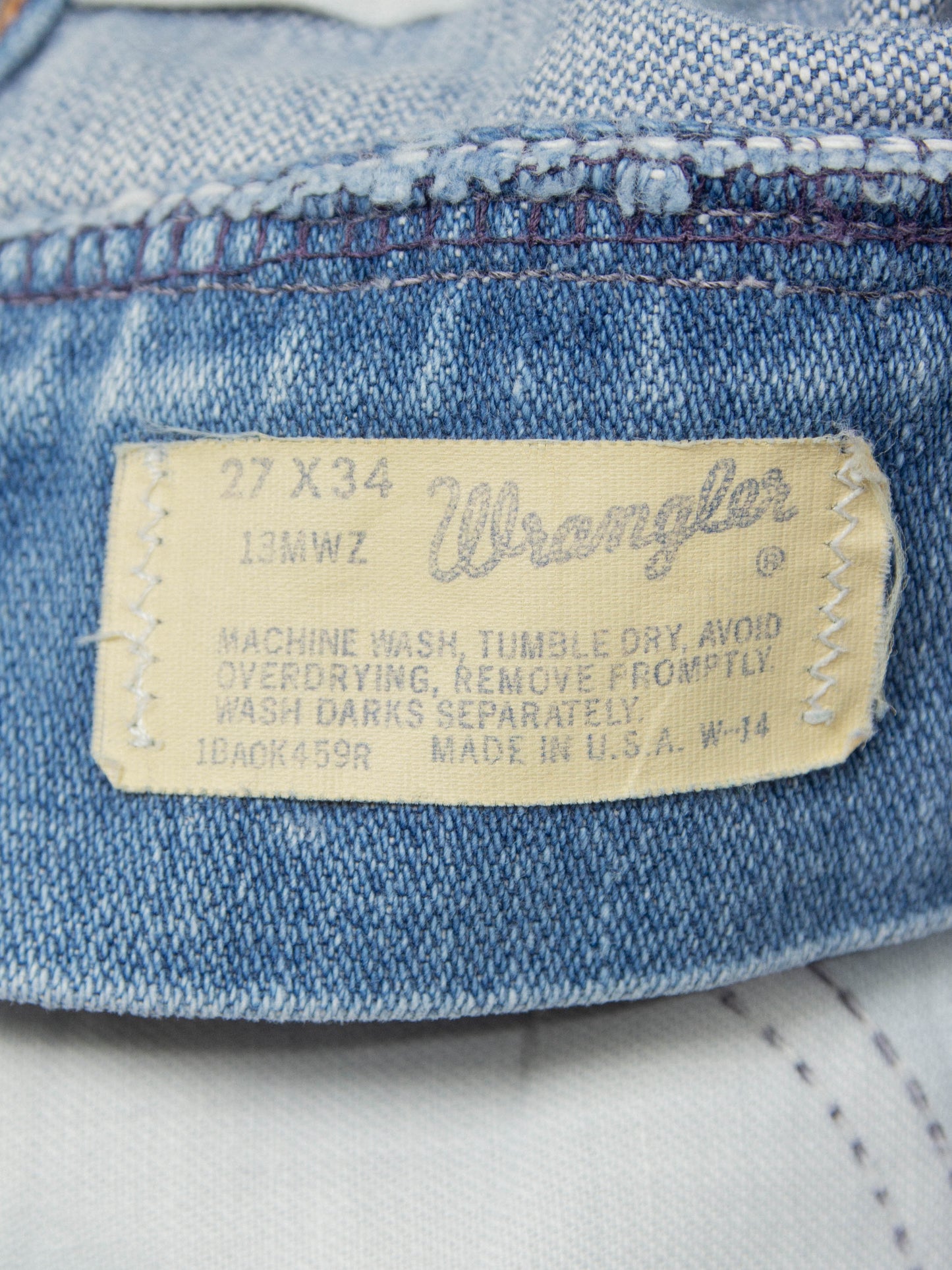 Vtg 1970s Wrangler Bootcut Jeans - Made in USA (28x34)