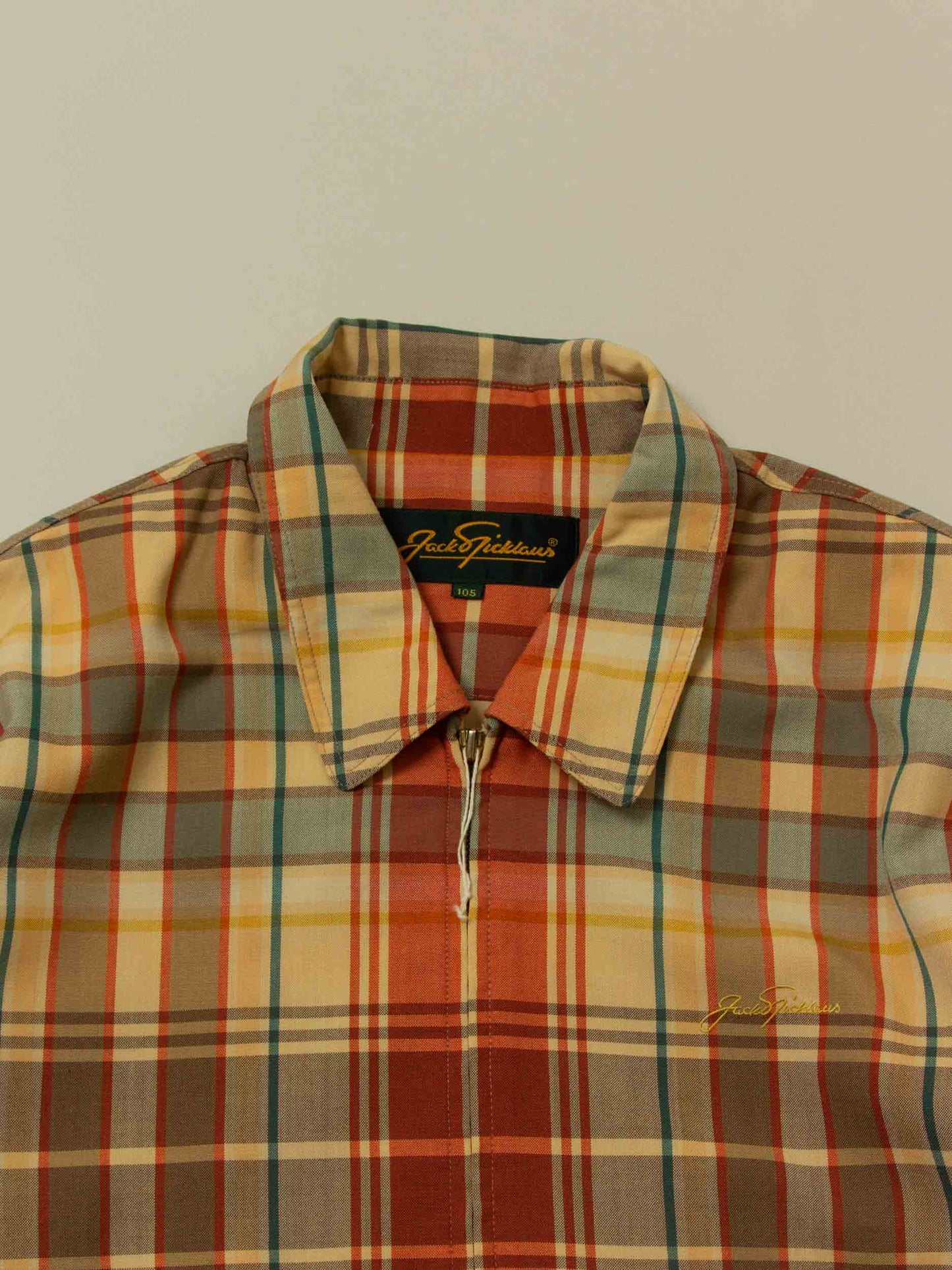 Vtg 1990s Checkered Jack Nicklaus Golf Jacket (M/L)