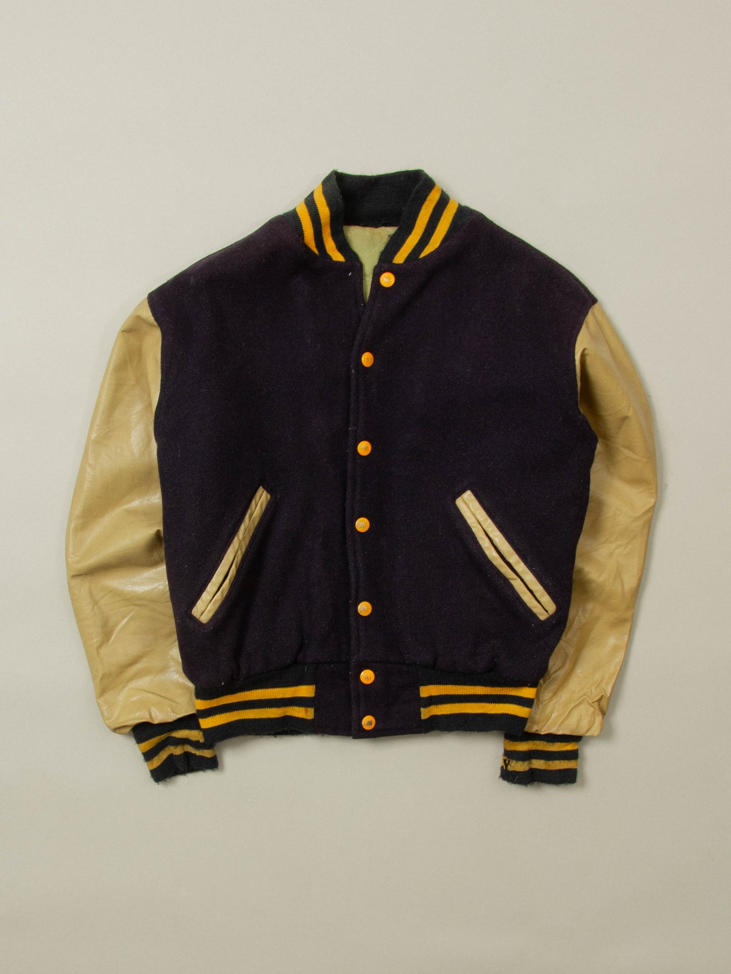 Vtg 1960s Lou Liese Sporting Goods Varsity Jacket - Made in USA (S)