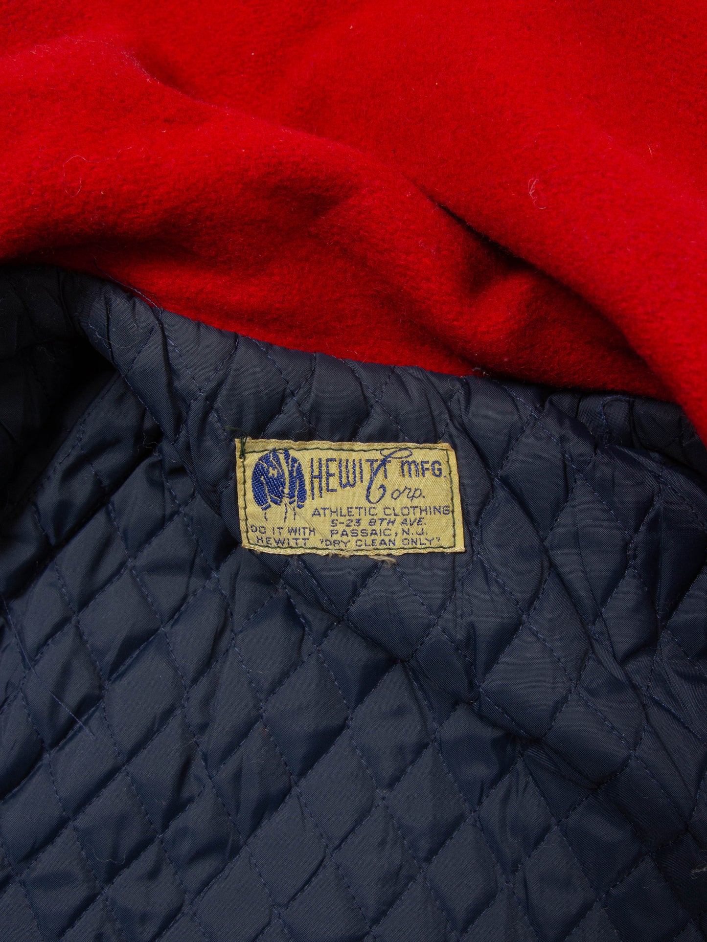 Vtg 1960s Hewitt Mfg. Hooded Varsity Jacket (M)