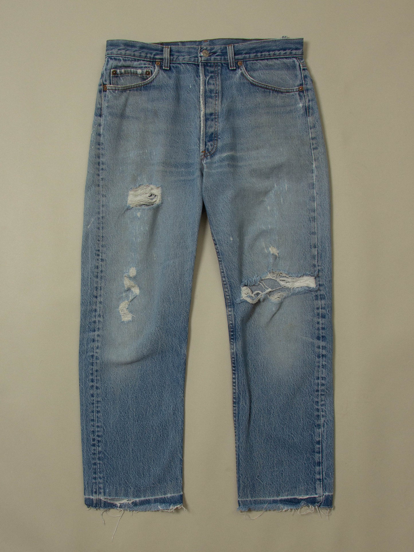 Vtg 1980s Levi's 501 Jeans - Made in USA (34x29)