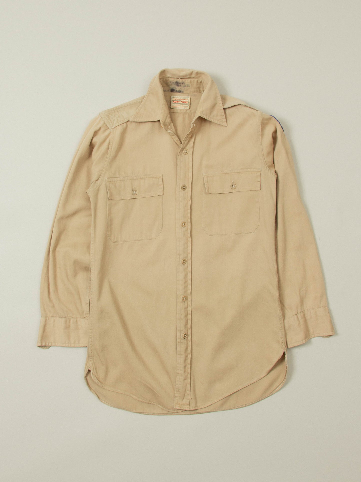 Vtg WWII US Air Force Officer Shirt (S)