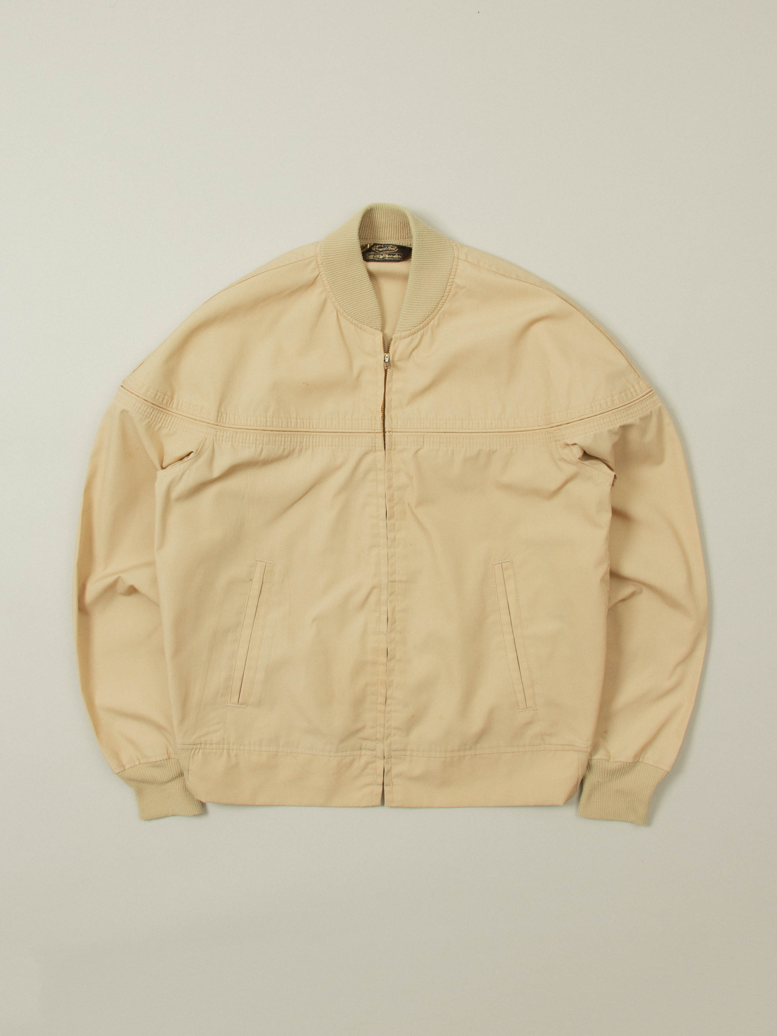 Sears vintage ボンバージャケット M オリーブ Vintage Sears Work Bomber Jacket - Men's Medium/Large -Brown