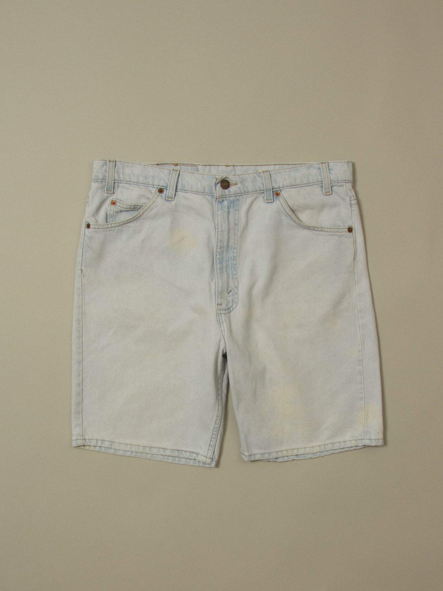 Vtg 1990s Levi's Orange Tab Shorts - Made in USA (36")