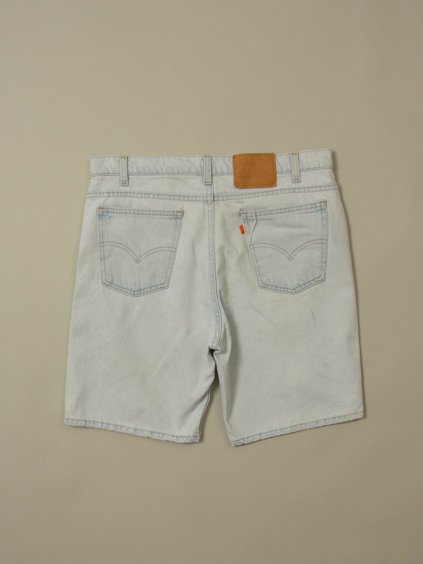 Vtg 1990s Levi's Orange Tab Shorts - Made in USA (36")