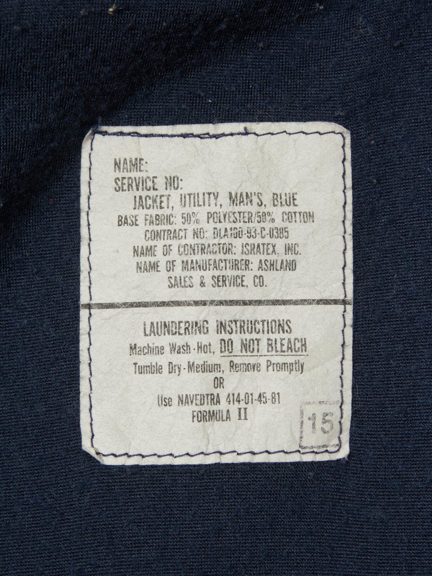 Vtg 1990s US Navy Utility Jacket (L)