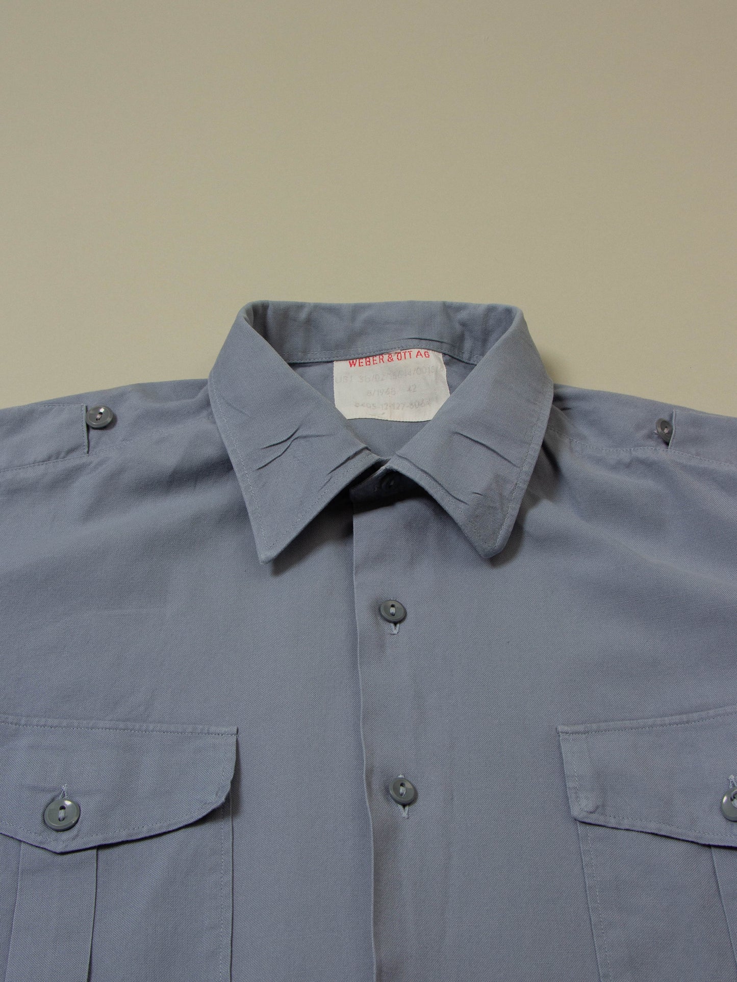 Vtg 1990s Military Workwear Shirt (M)