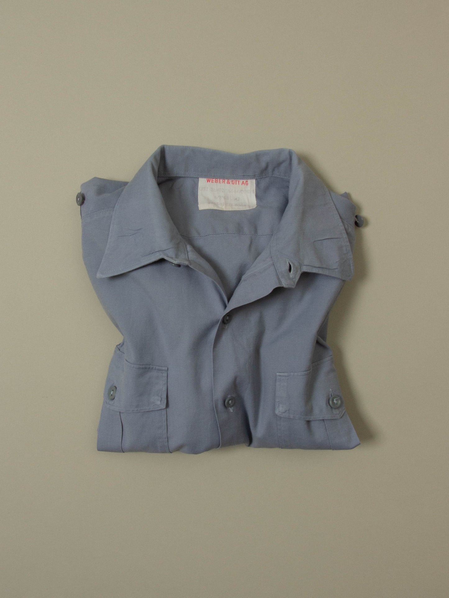 Vtg 1990s Military Workwear Shirt (M)