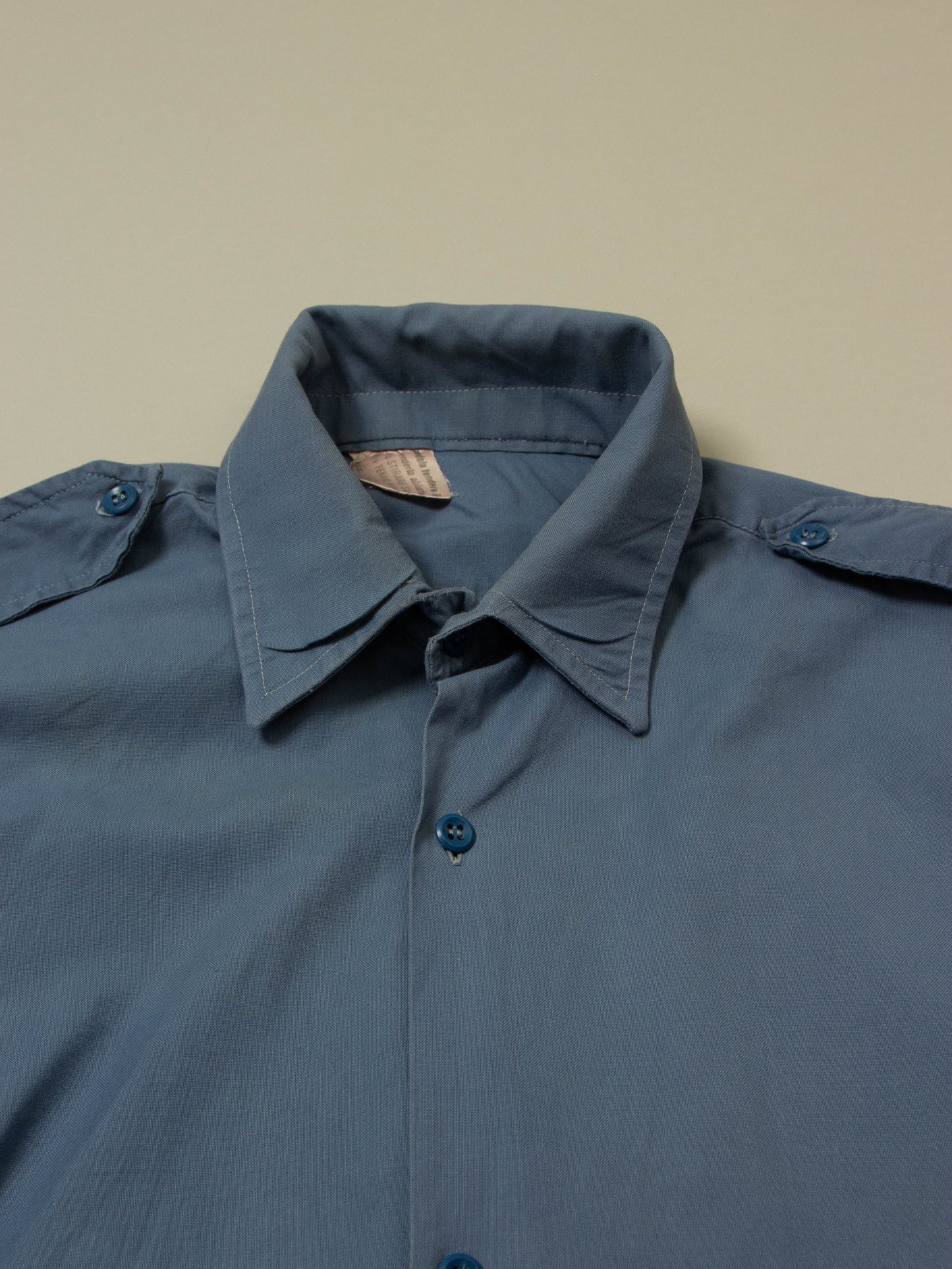 Vtg Military Workwear Shirt (S)