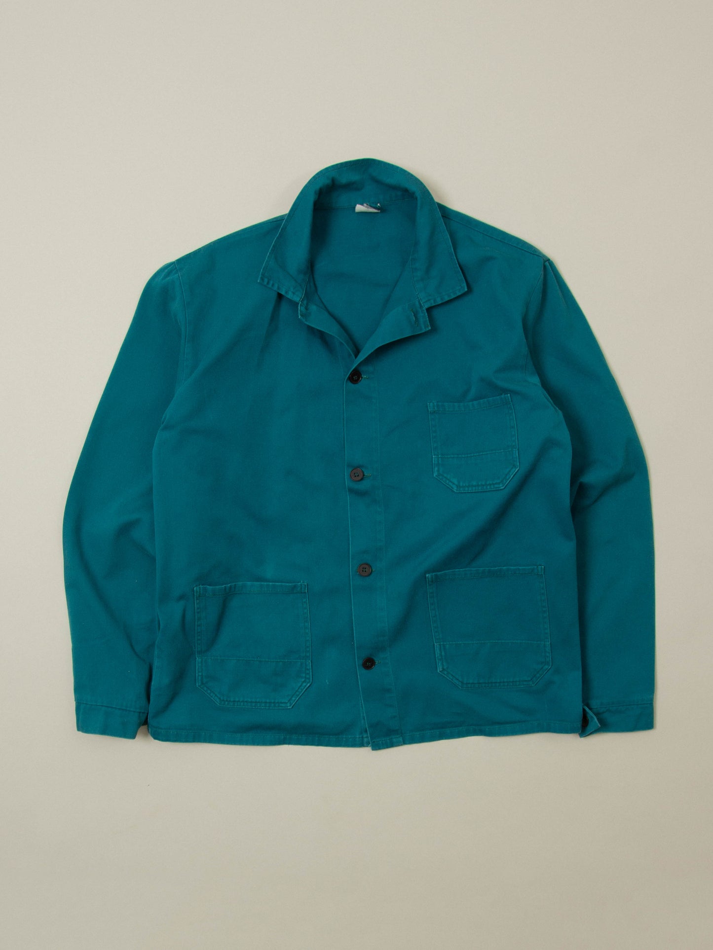Vtg 1980s Green Workwear Jacket (L)